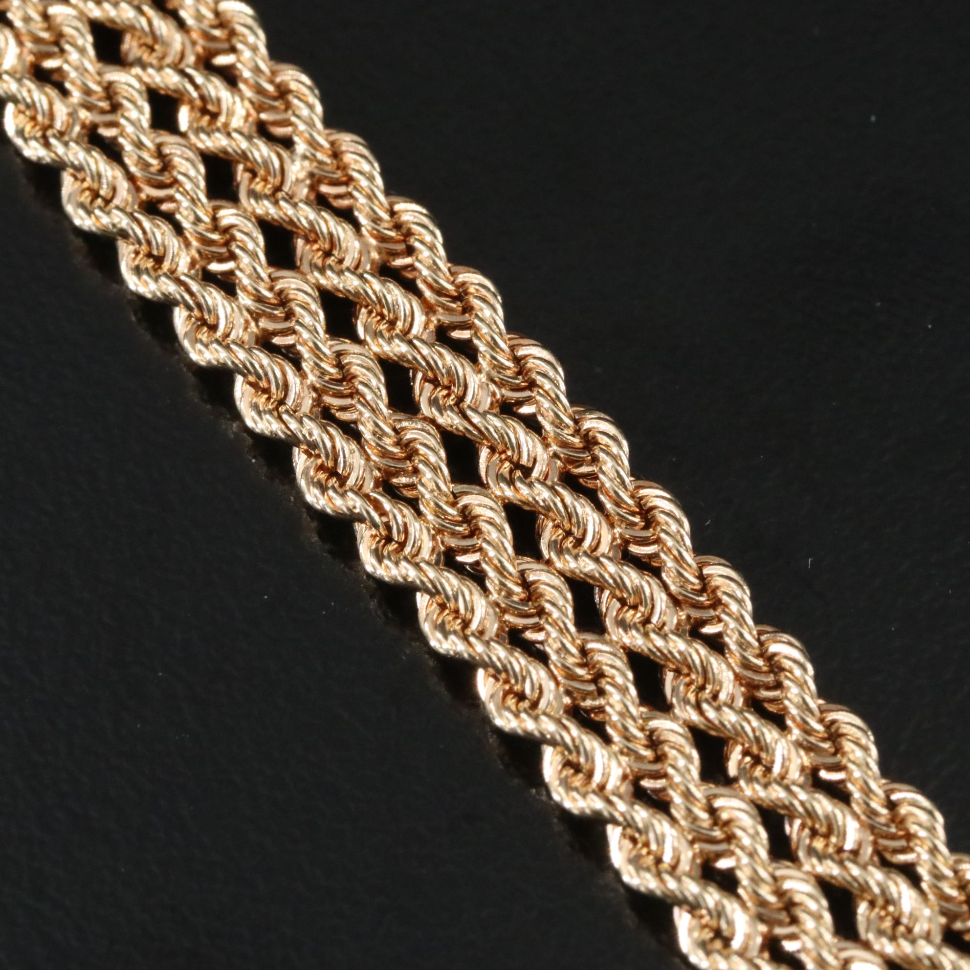 14K 0.52 CTW Diamond Buckle Bracelet