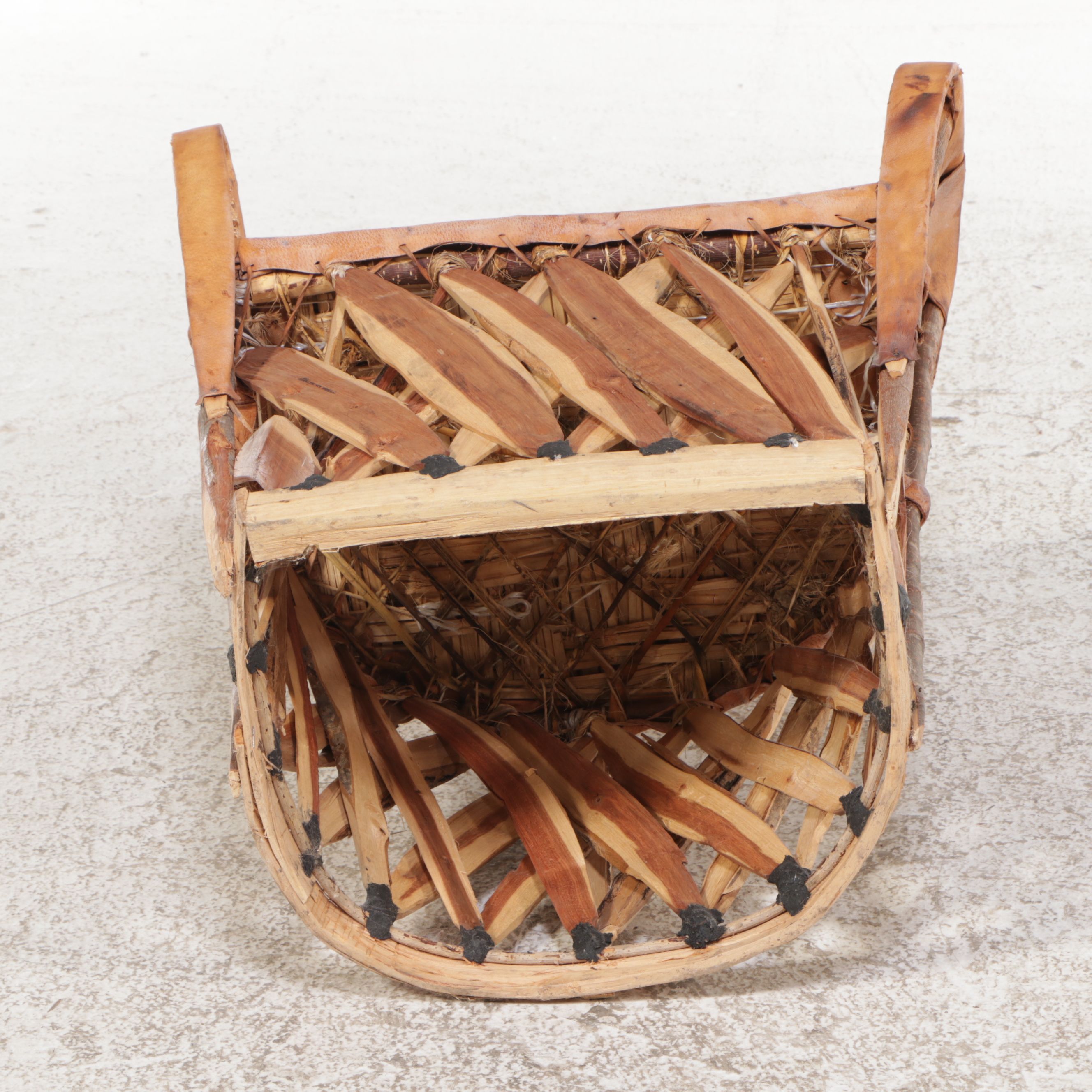 Mexican Cedar and Leather Equipale Chair