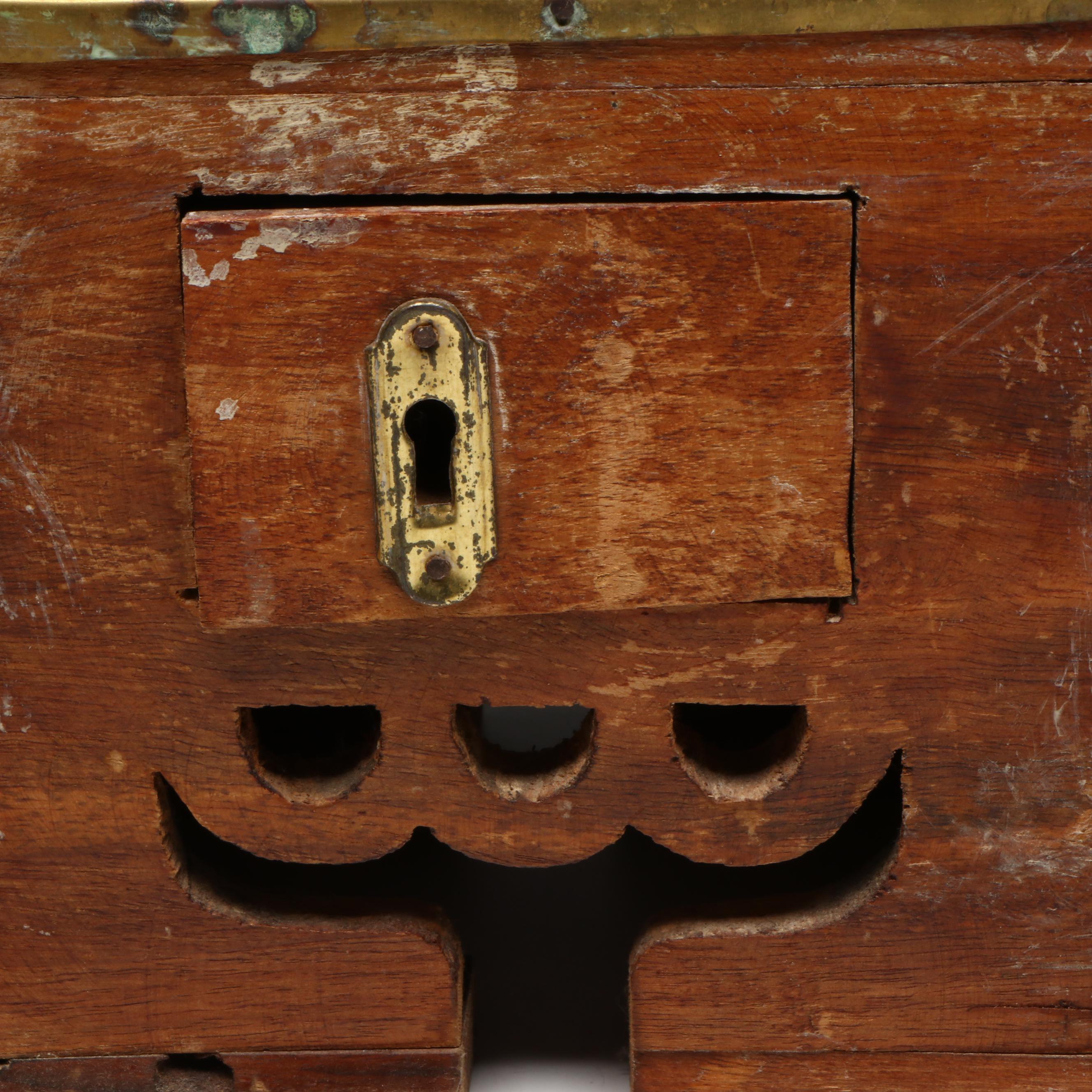 Turkish Brass Shoe Shine Set, Early to Mid-20th Century