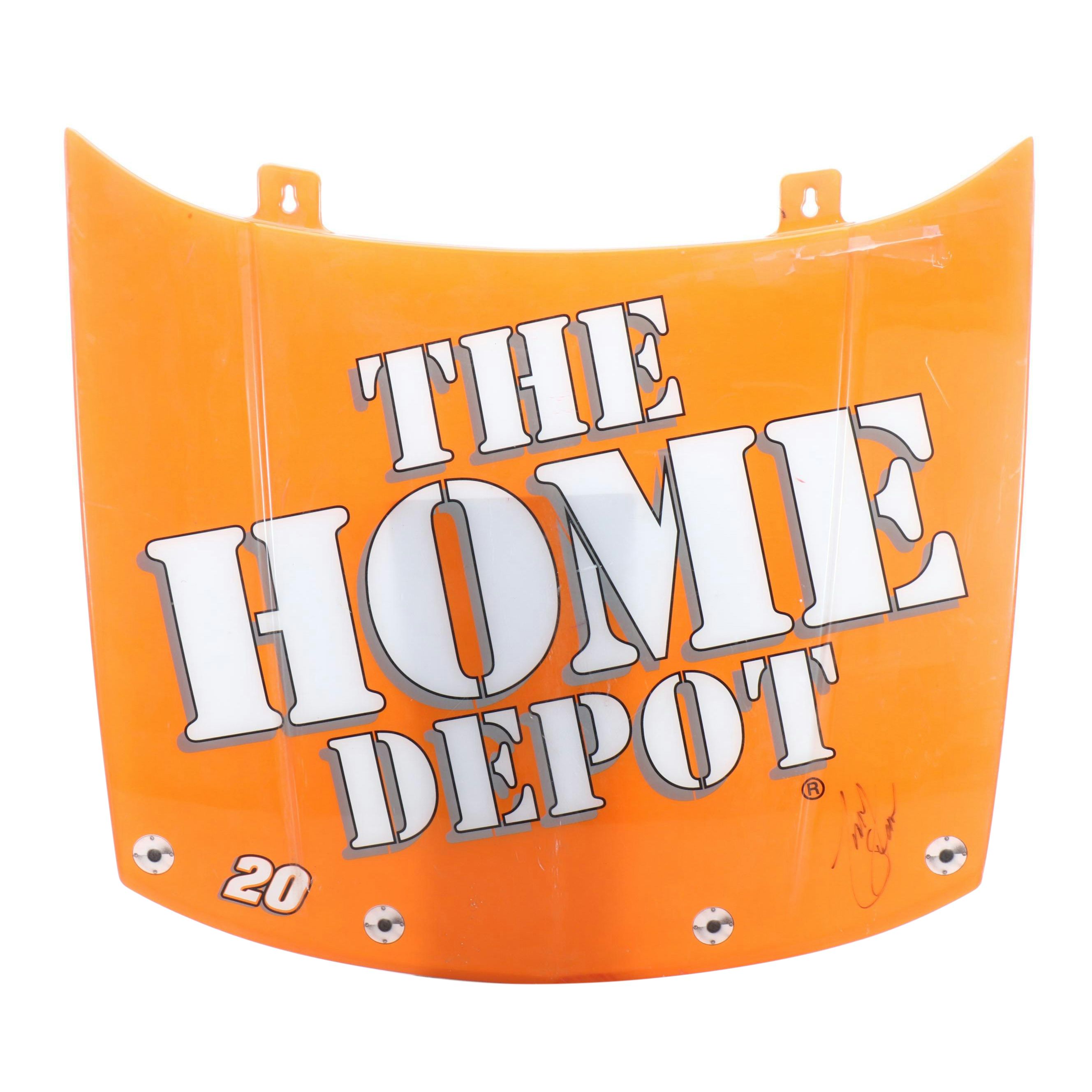 Tony Stewart Signed Limited Edition Home Depot Racing Replica Car Hood