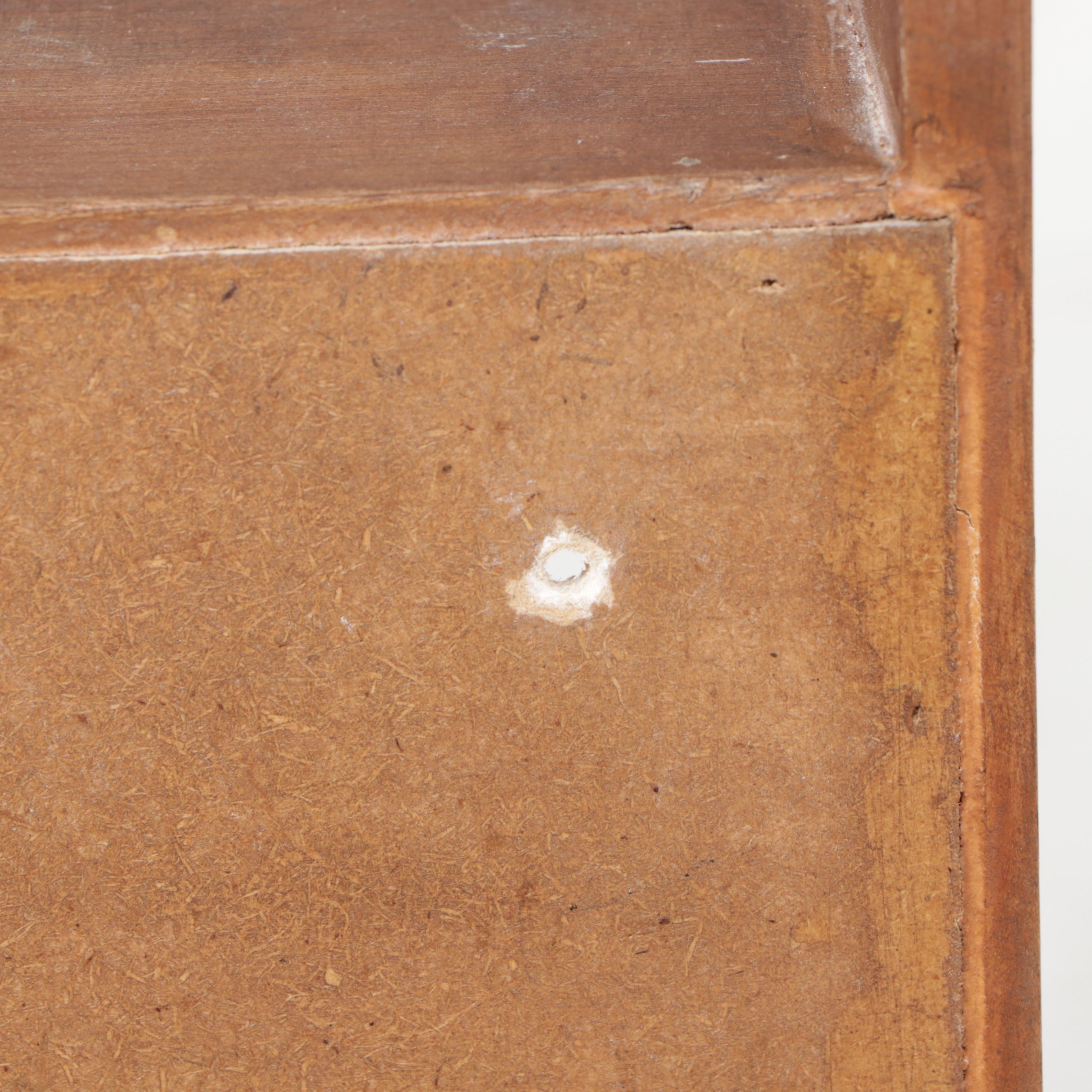 Wooden Numbered Cubby Display Shelf