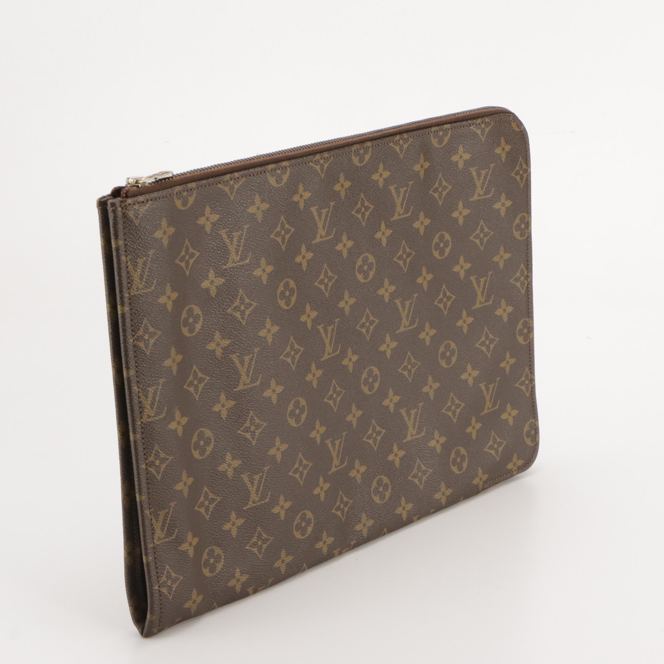 Louis Vuitton Poche Documents Portfolio in Monogram Canvas, 1980s