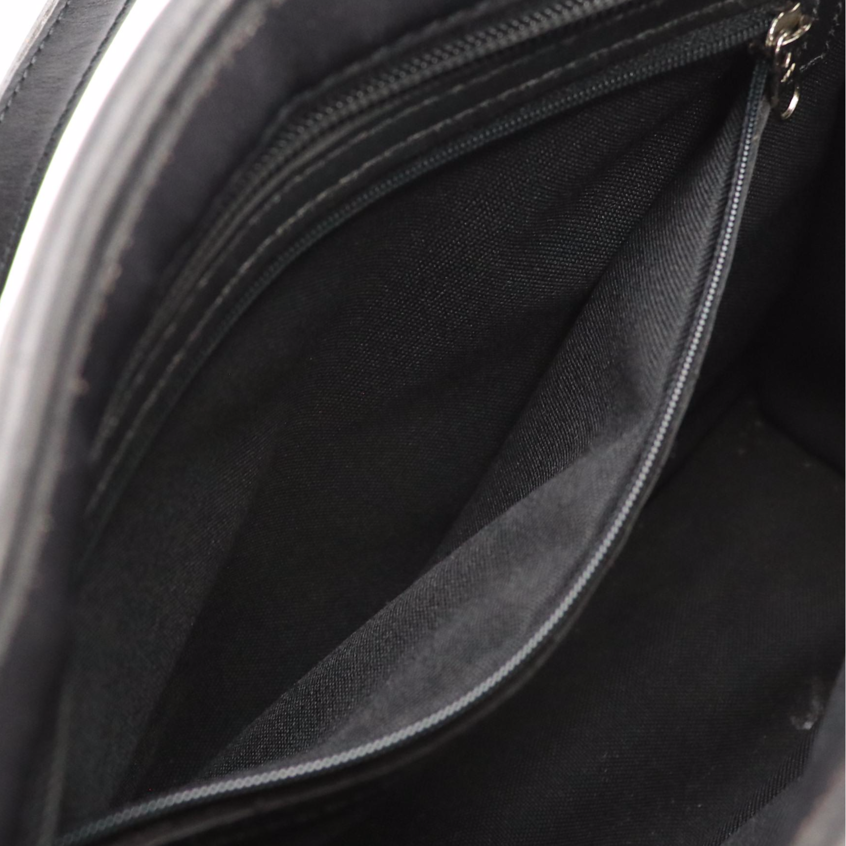 Coach Zip Around Shoulder Satchel in Black Neoprene & Leather Trim with Wallet