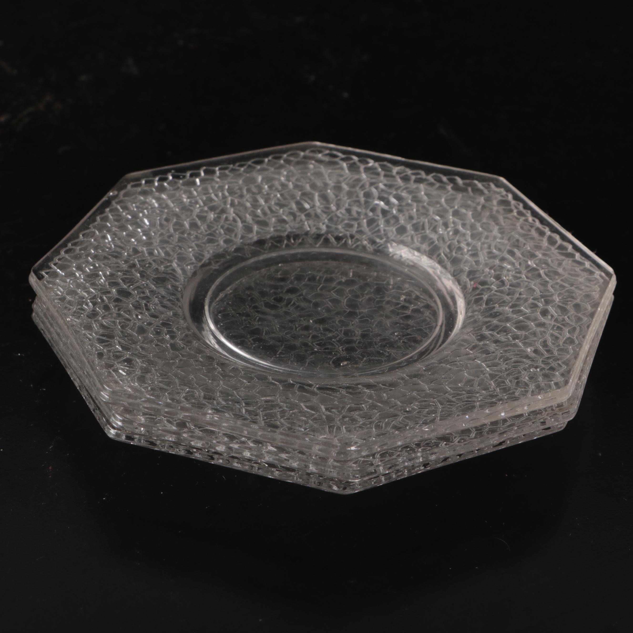 Mikasa Reindeer Crystal Basket, Glass Candle Holders, and More Glass Table Décor