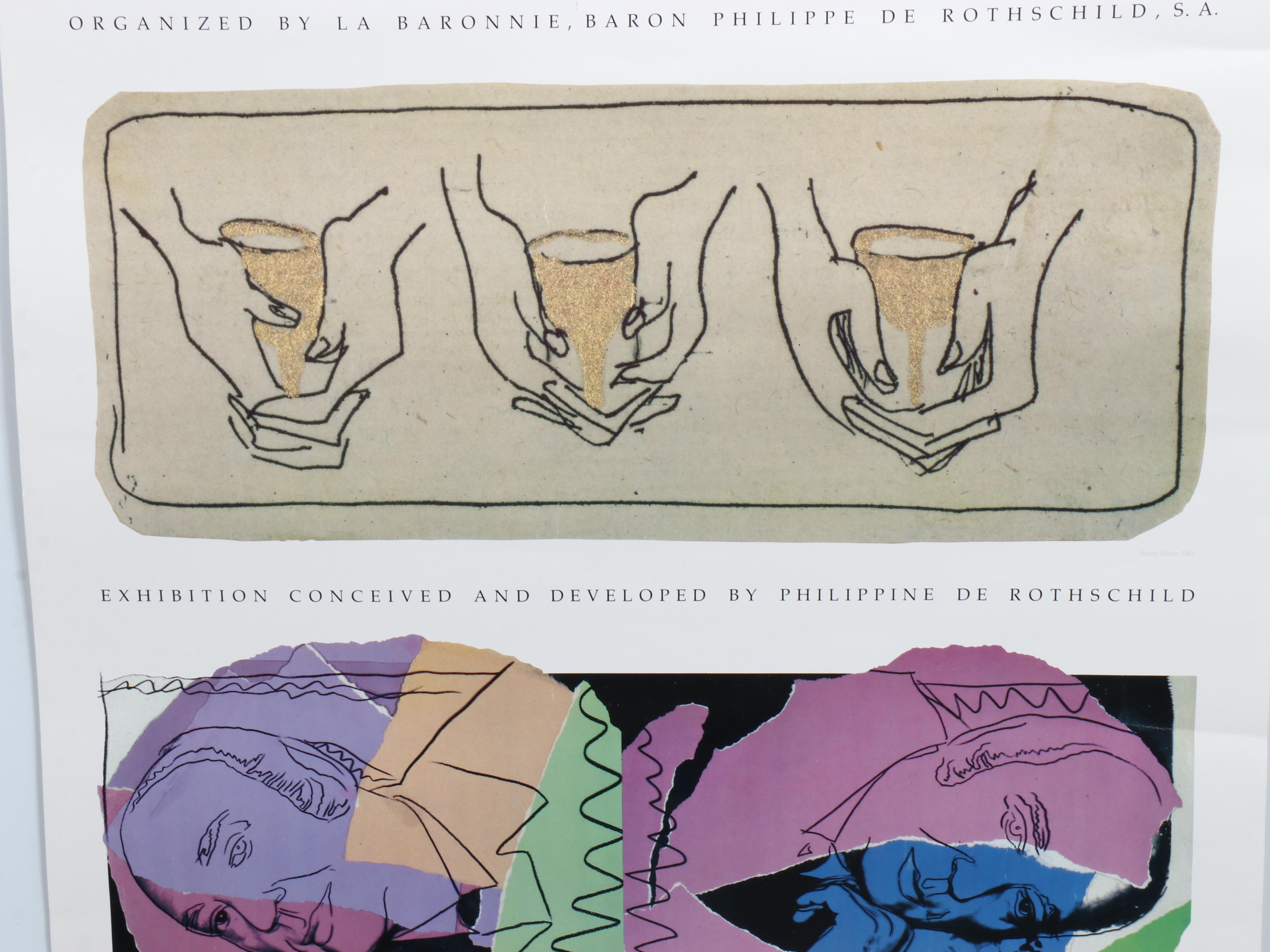 Mouton Rothschild Wine Label Art Exhibition Poster "Paintings for the Labels"