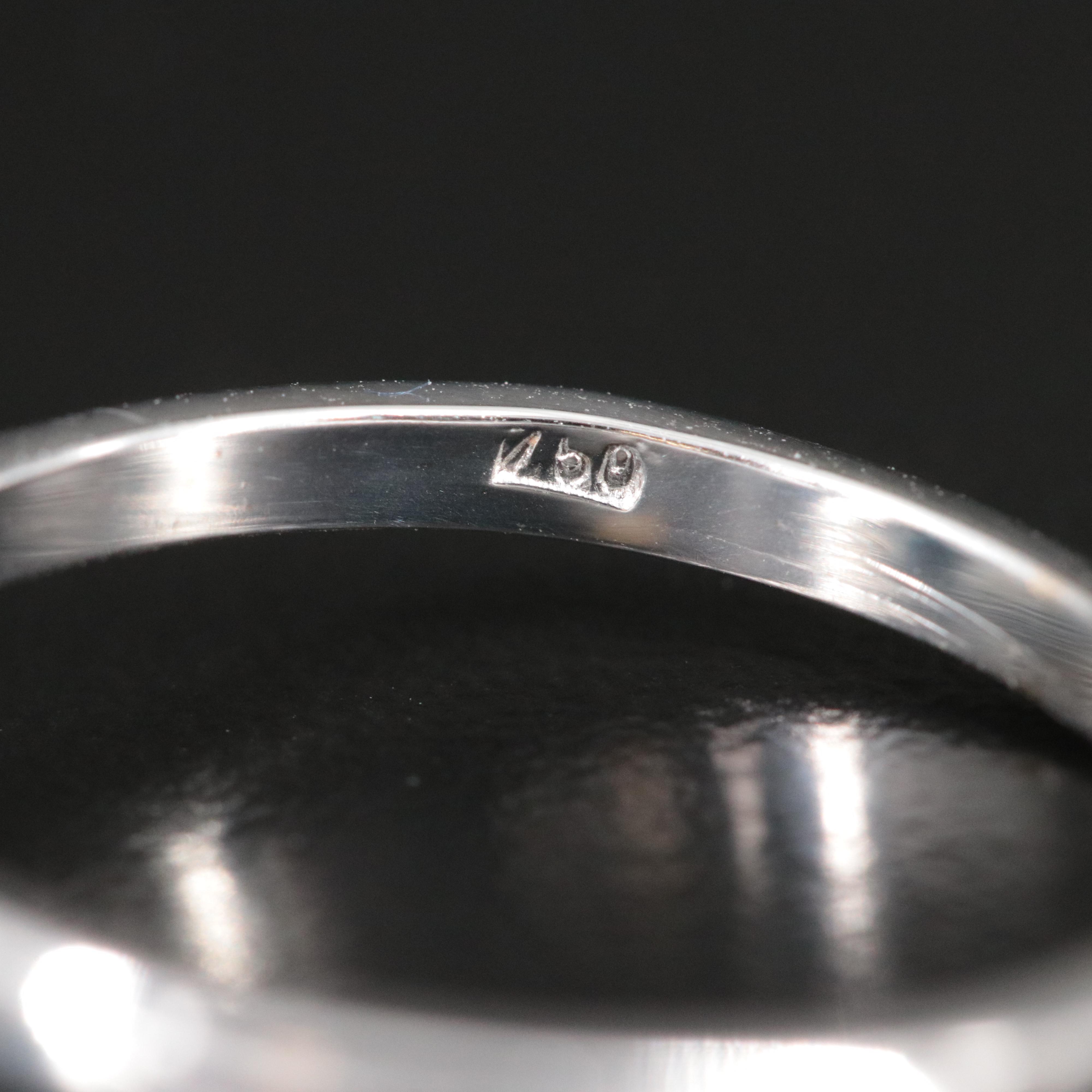 18K 2.01 CT Lab Grown Diamond Solitaire Ring with IGI Report