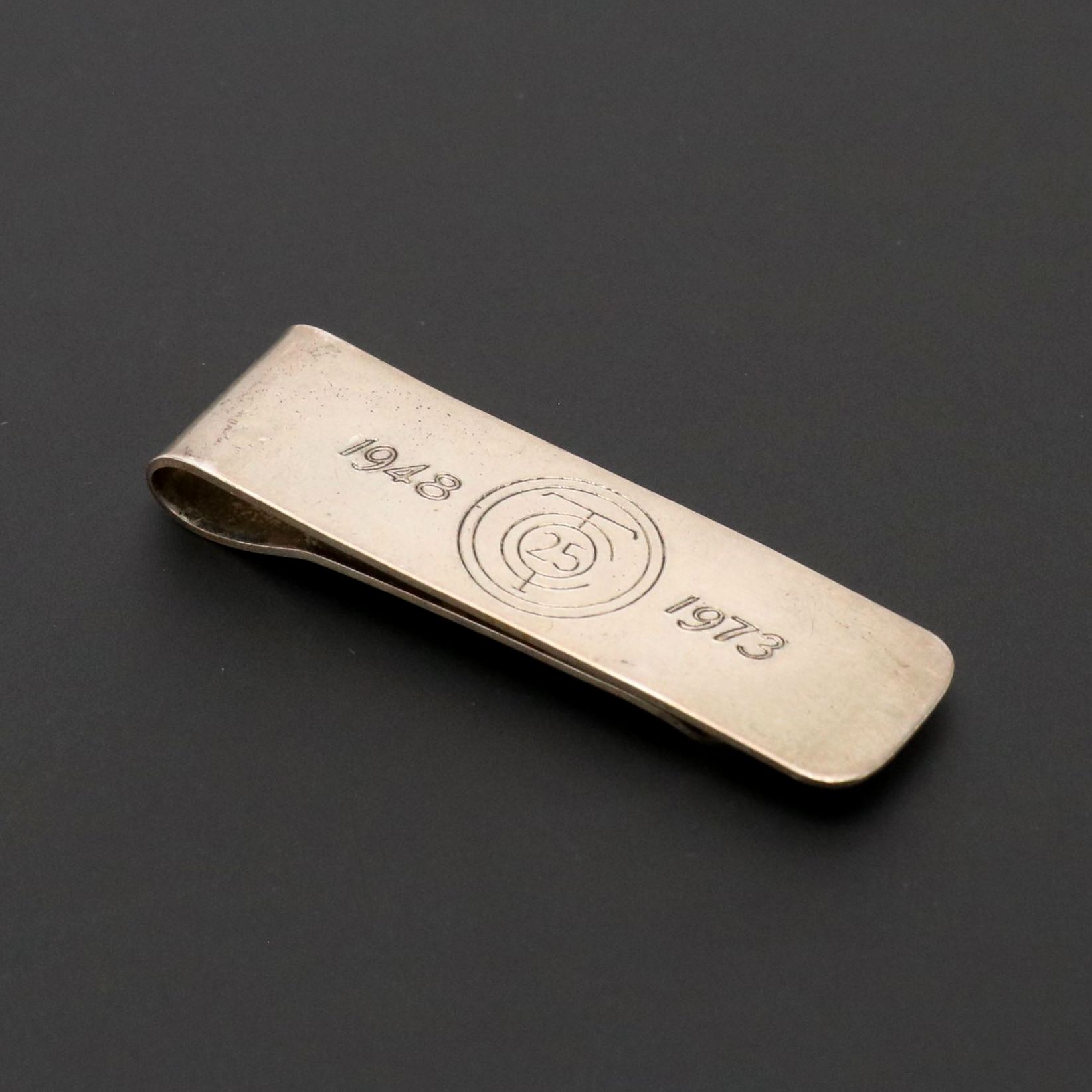 Tiffany & Co. Sterling Silver 25 Year Anniversary Money Clip