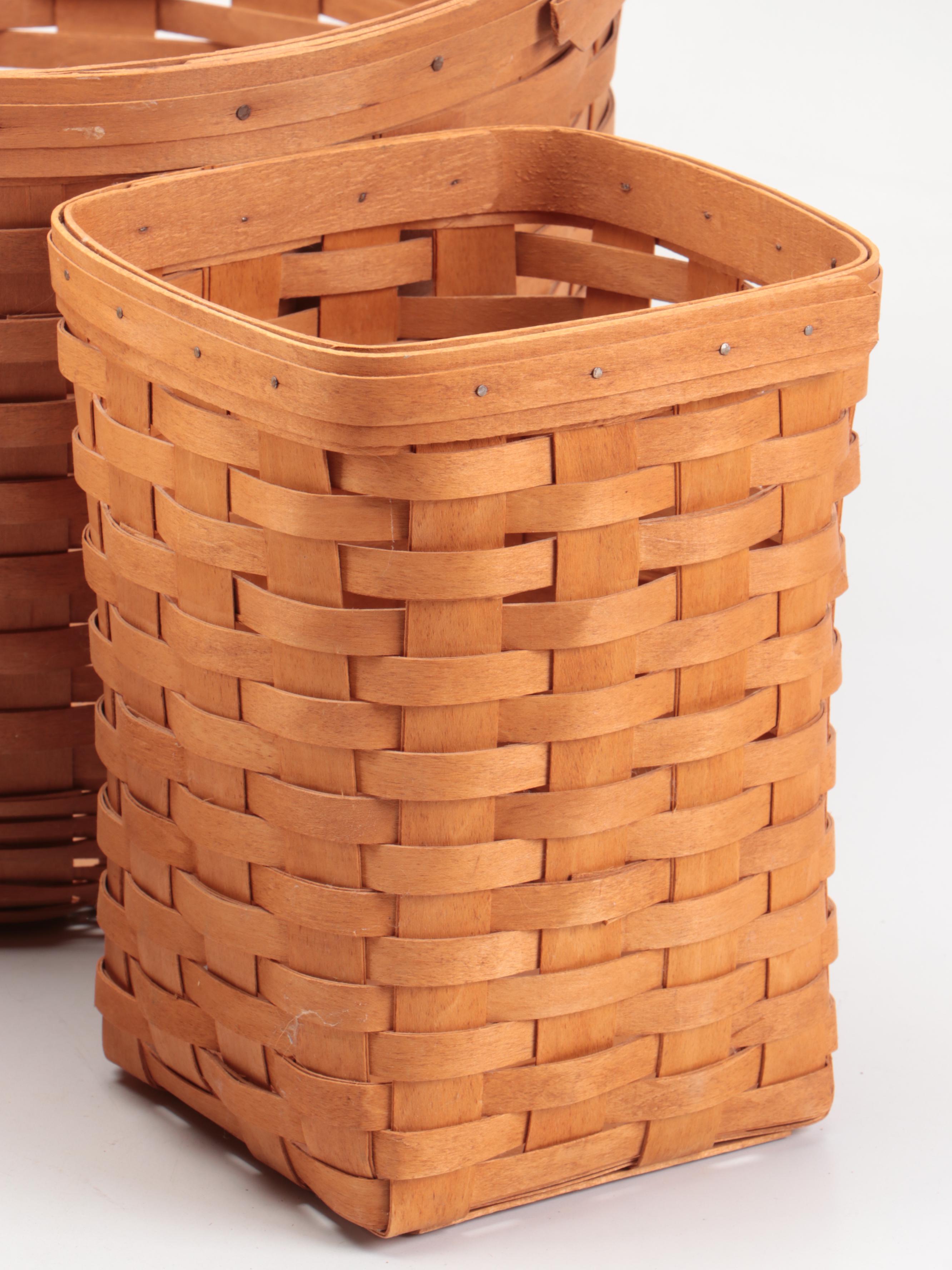 Longaberger Splint Wood Baskets