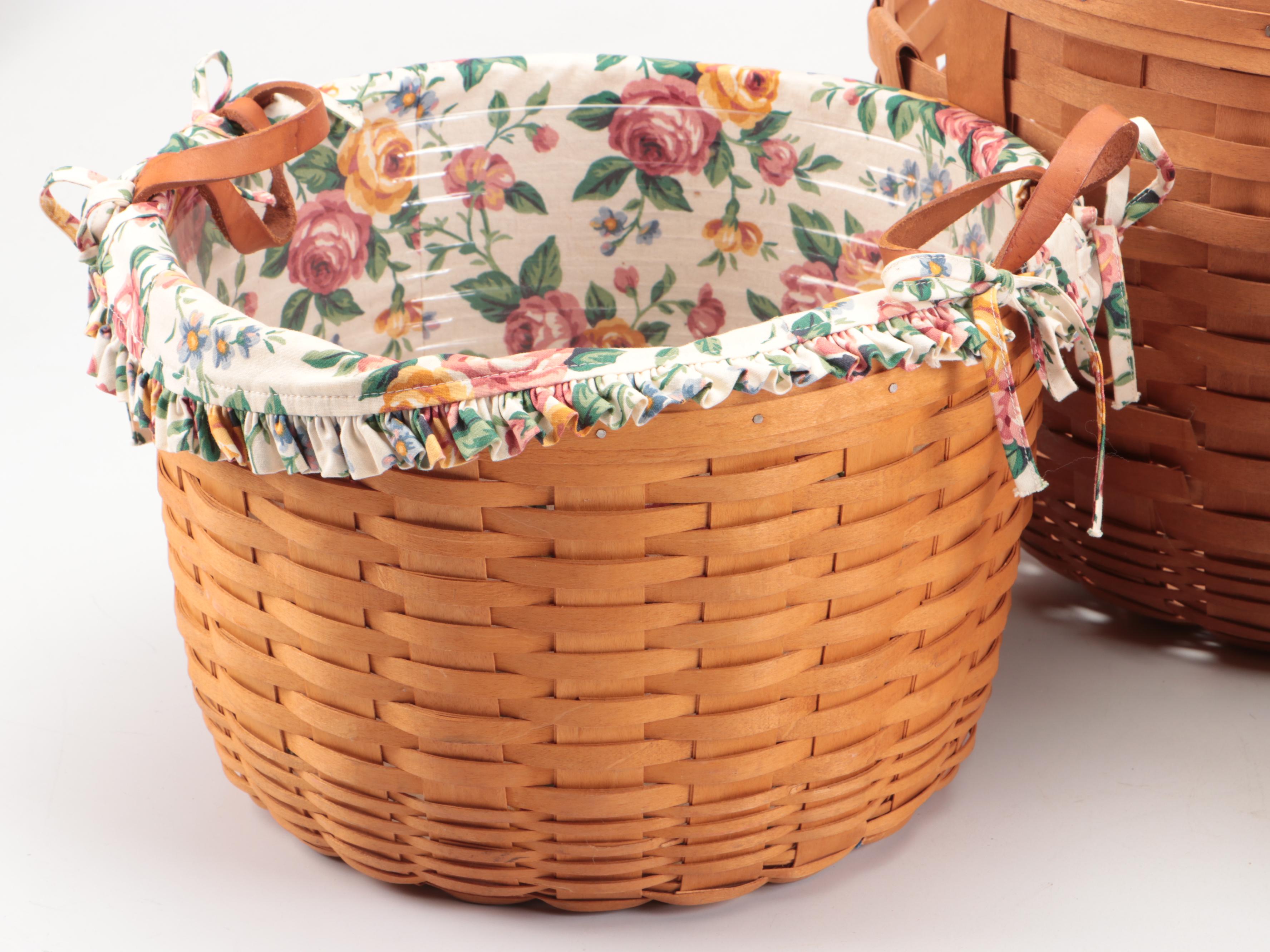 Longaberger Splint Wood Baskets