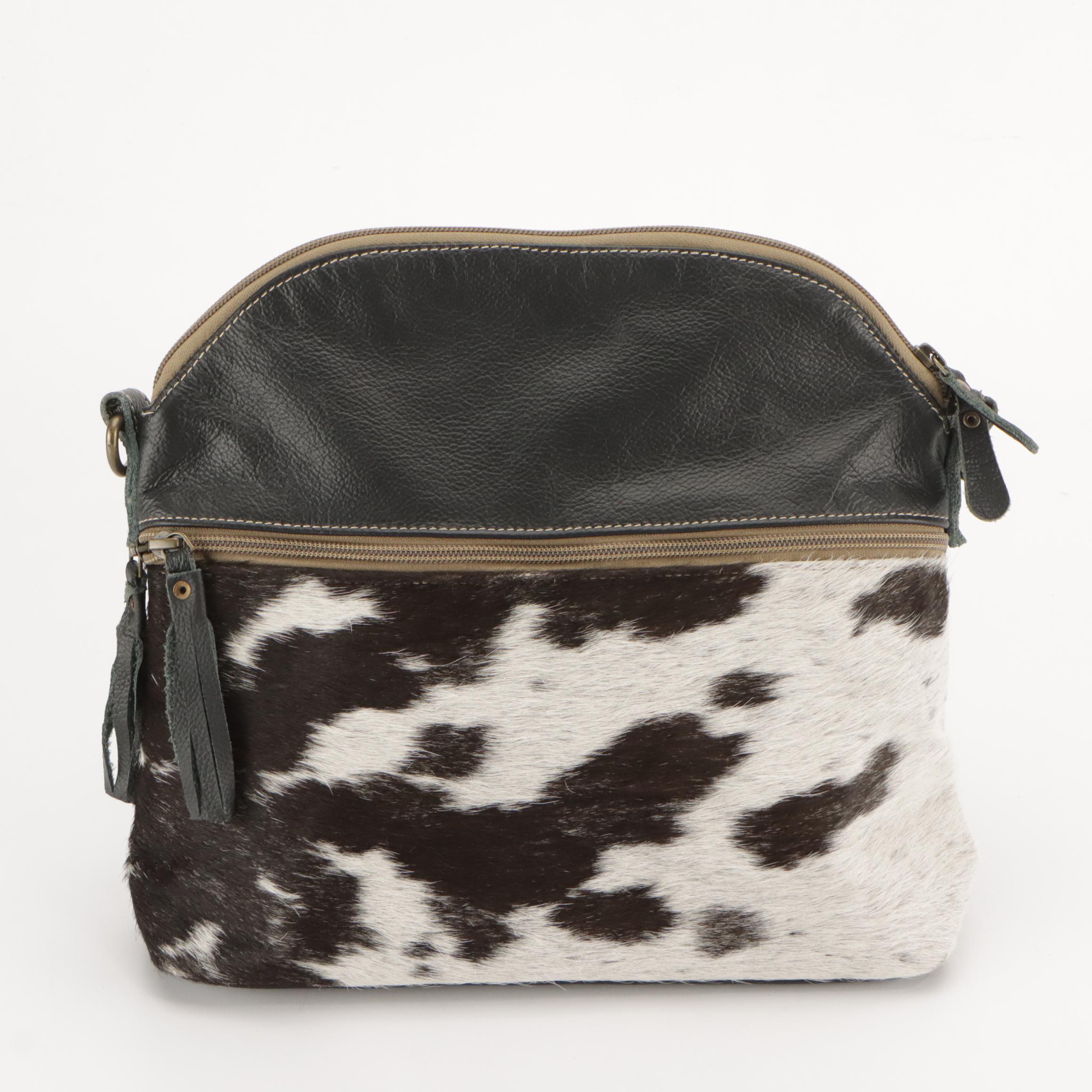 Myra Splash of Euphoria Hair-On and Jen & Co. Izzy Chain Vegan Leather Crossbody