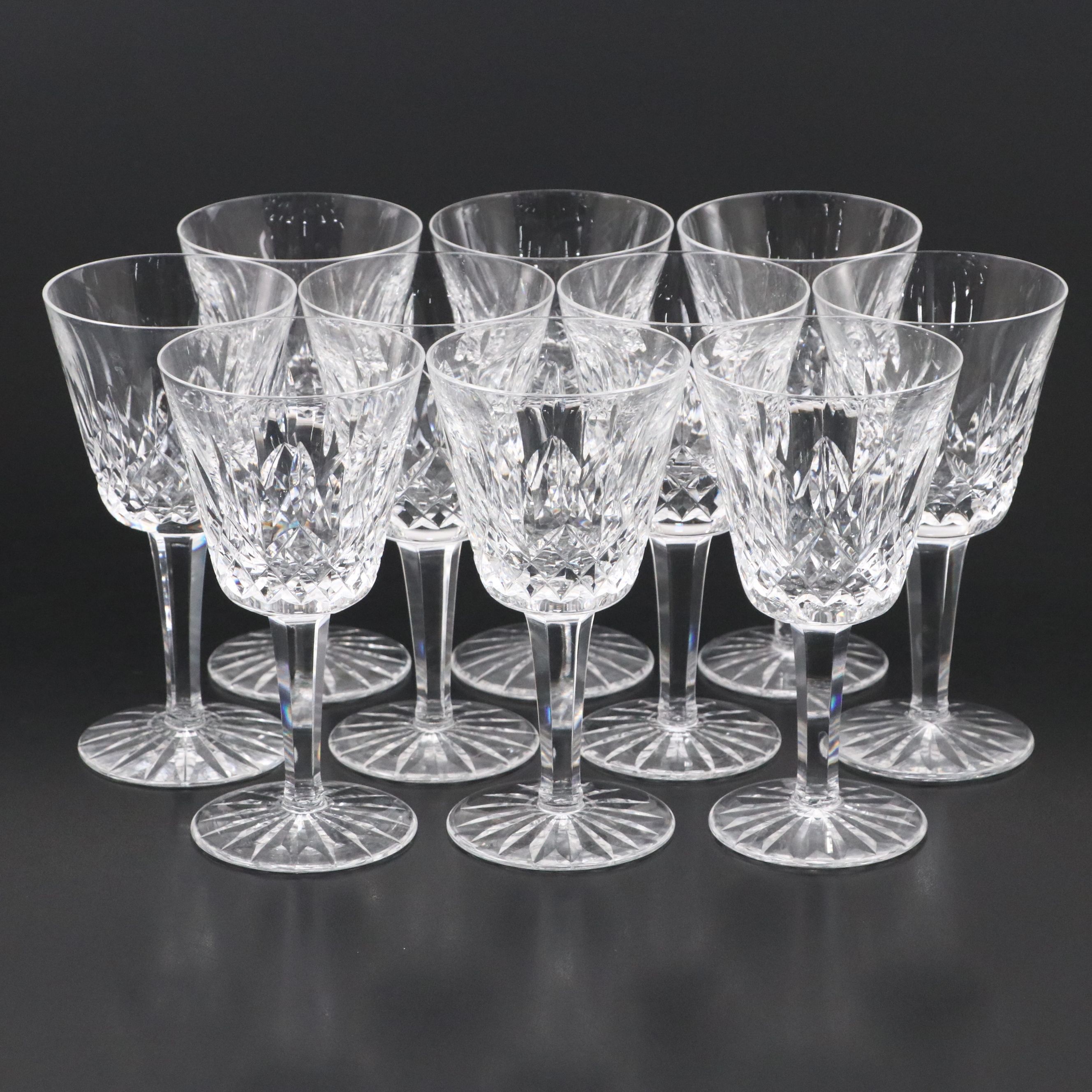 Waterford Crystal "Lismore" Wine Glasses