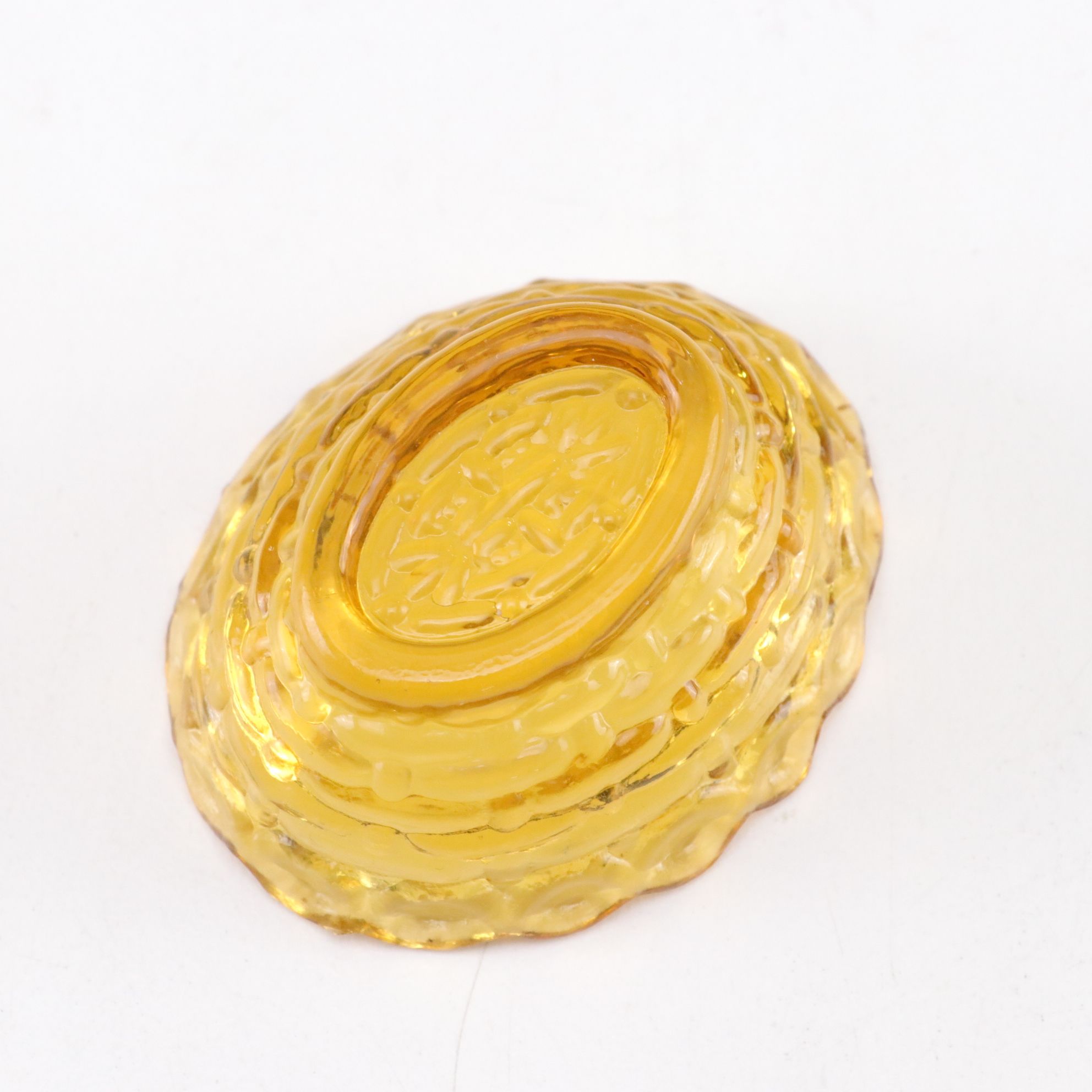 Degenthart Amber & Uranium Glass Slipper, Chicken Dish & More