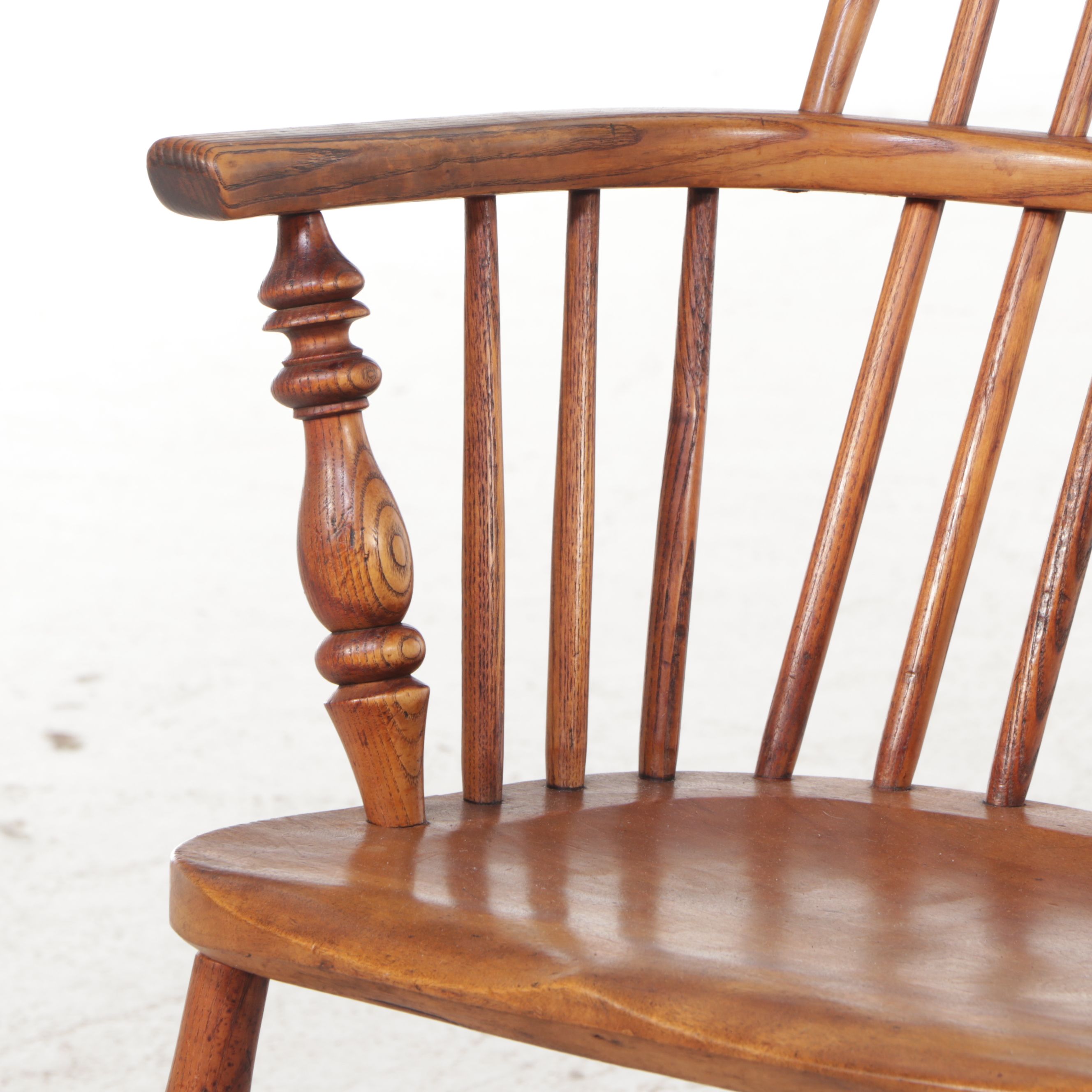 Pair of Oak Windsor Armchairs