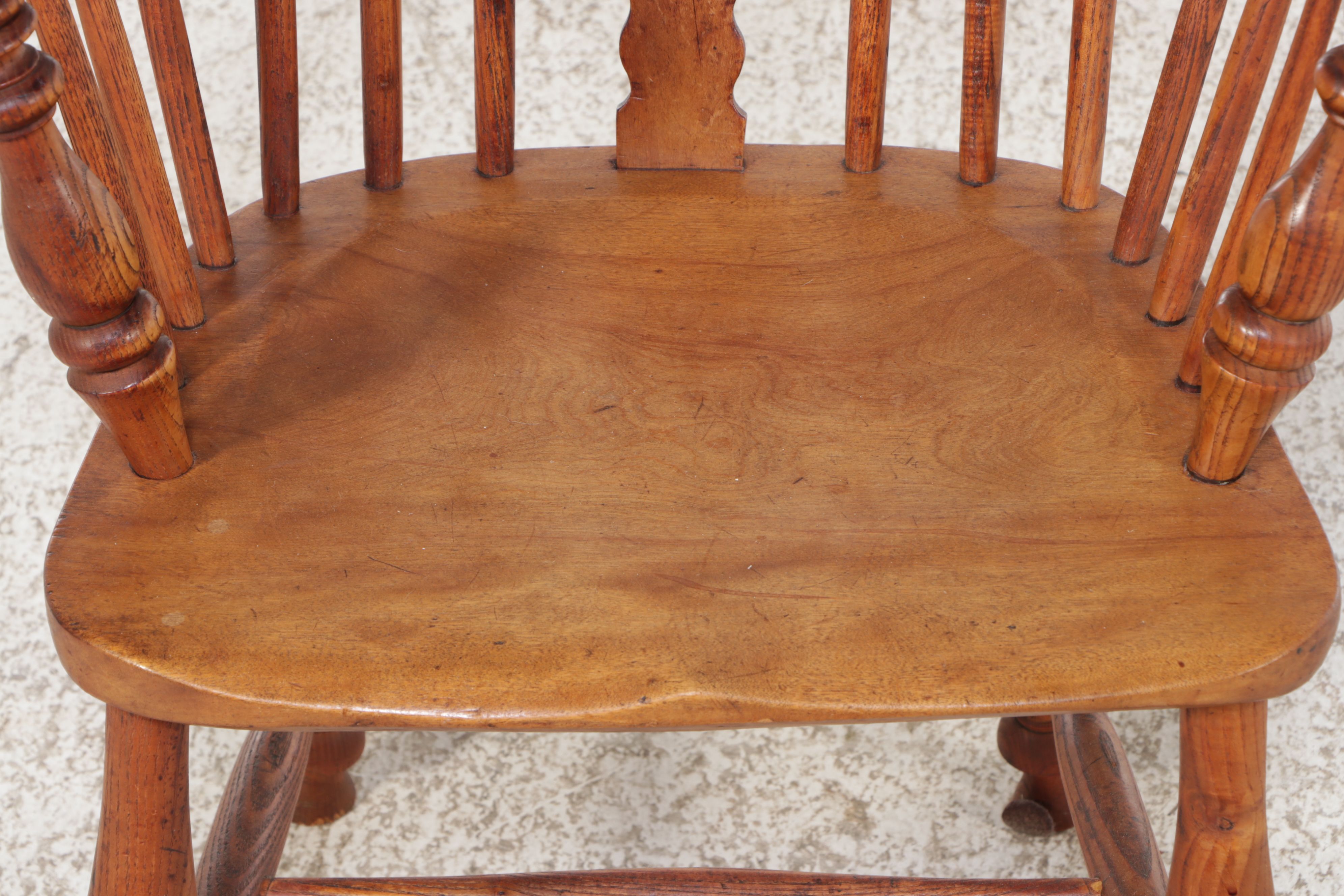 Pair of Oak Windsor Armchairs