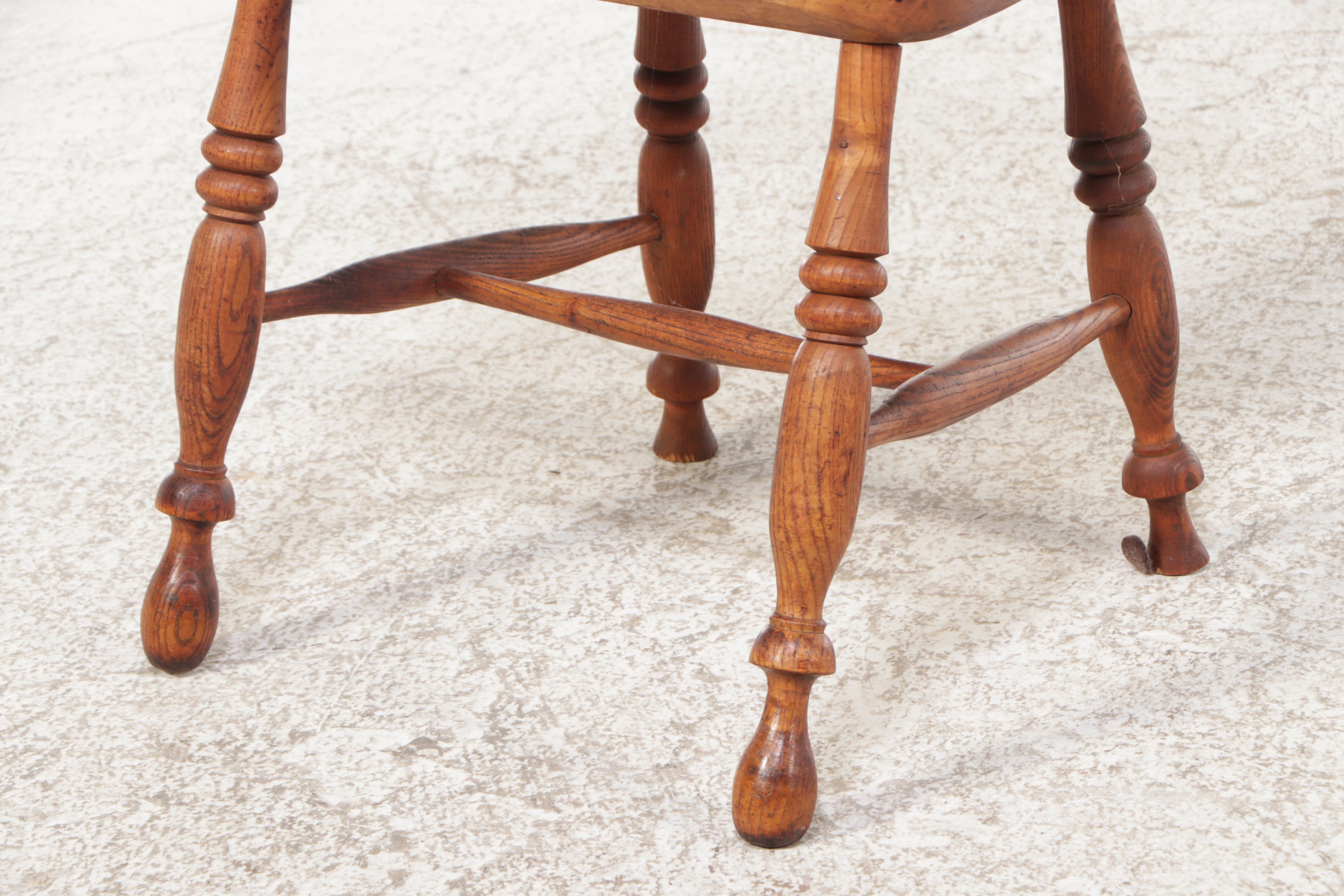 Pair of Oak Windsor Armchairs