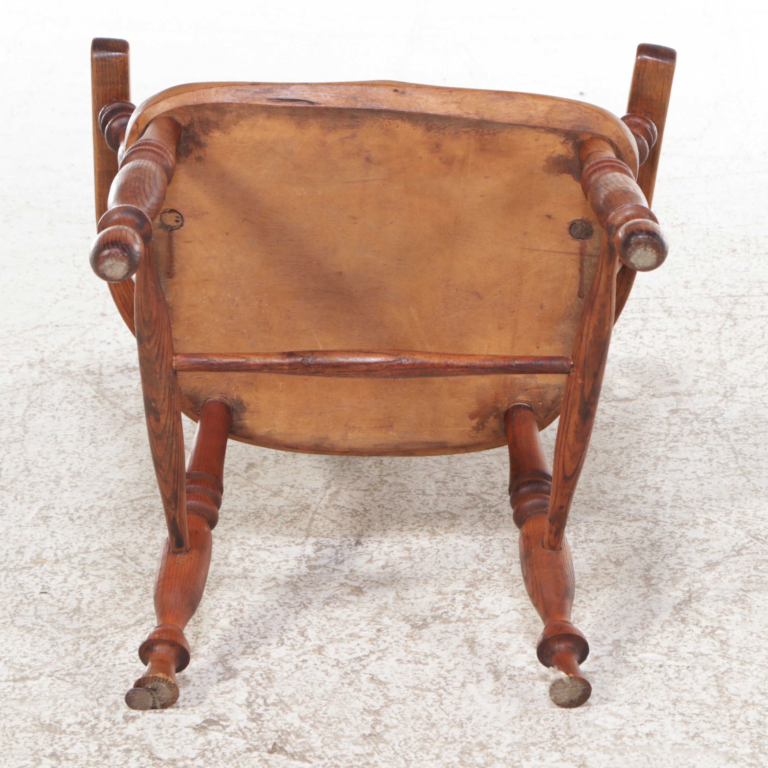 Pair of Oak Windsor Armchairs