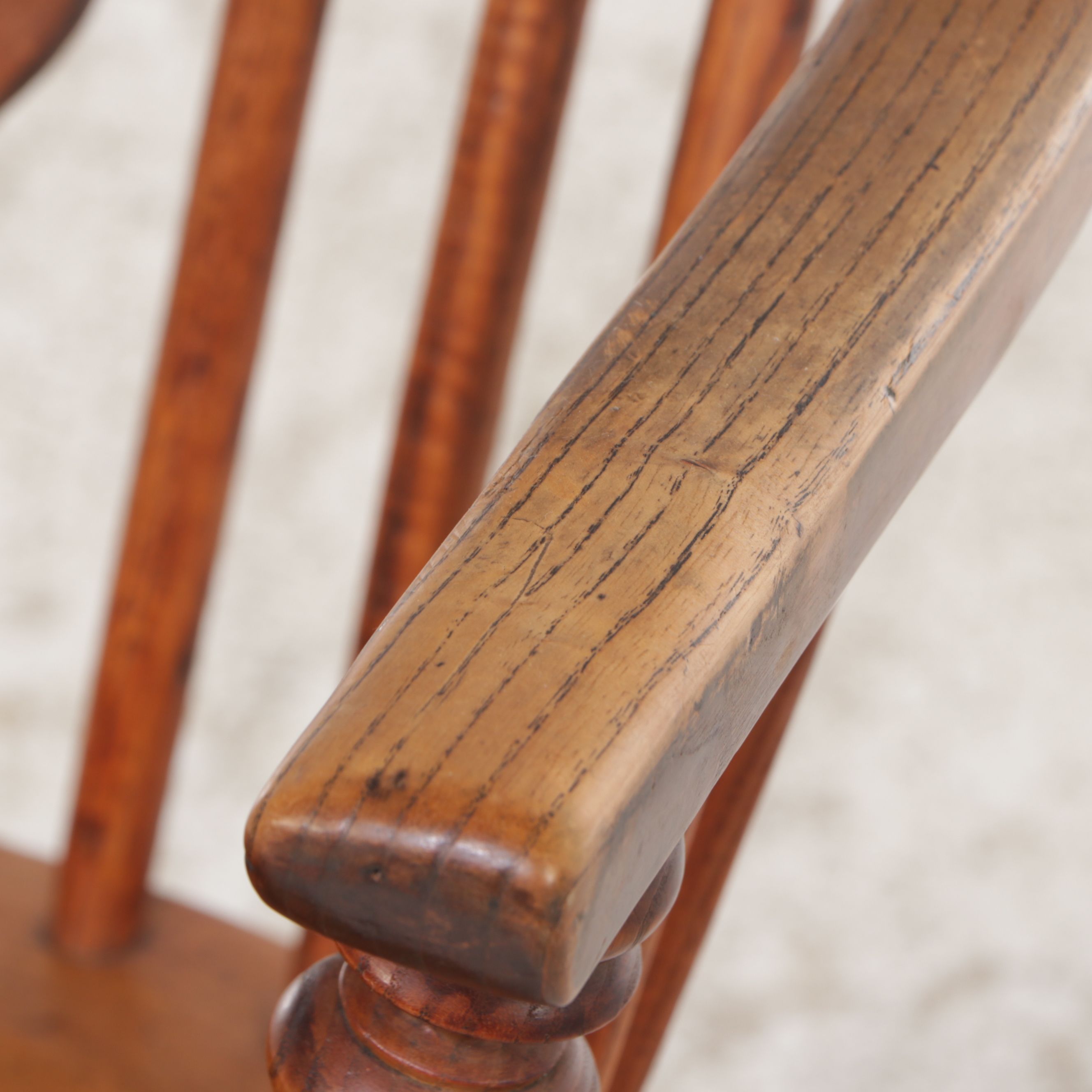 Pair of Oak Windsor Armchairs