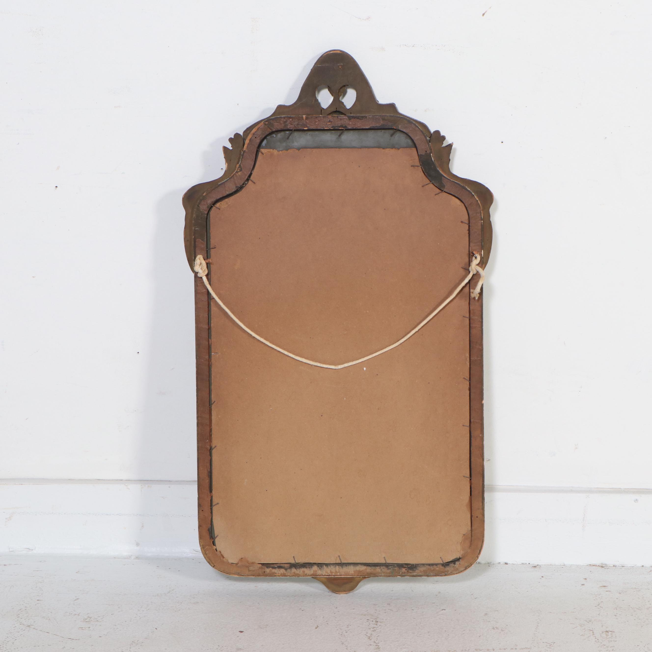 Etched Victorian Style Wall Mirror