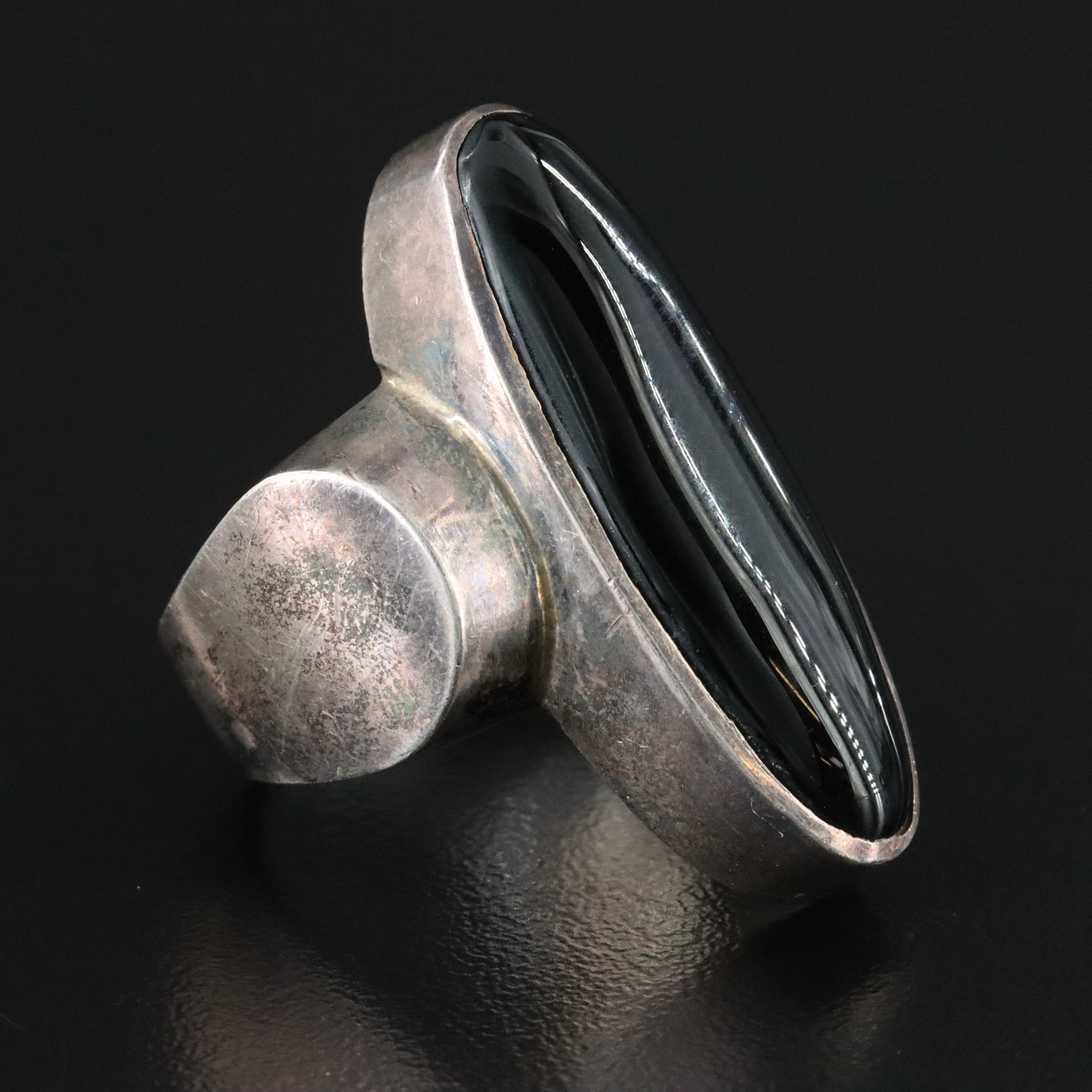 Sterling Black Onyx Ring