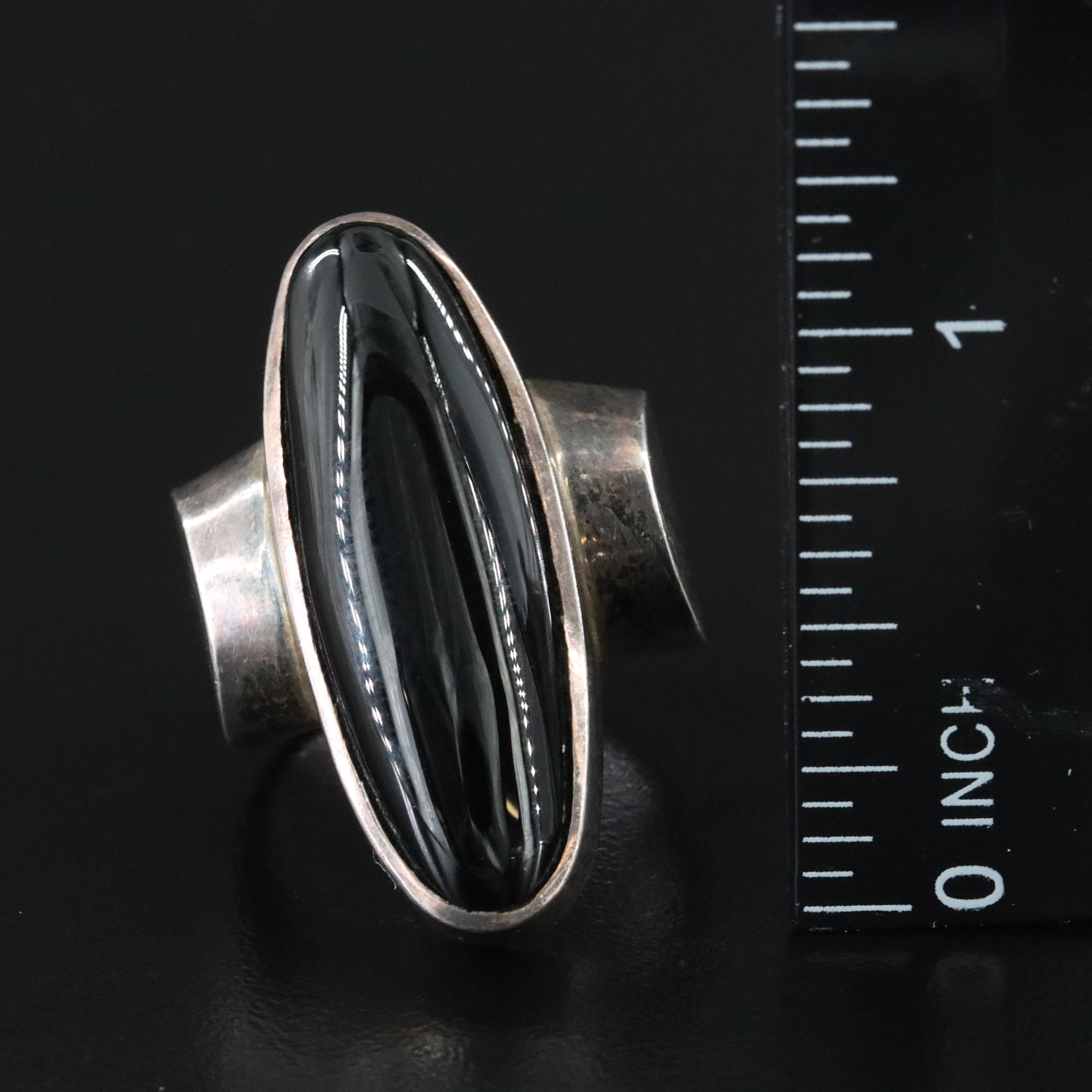 Sterling Black Onyx Ring