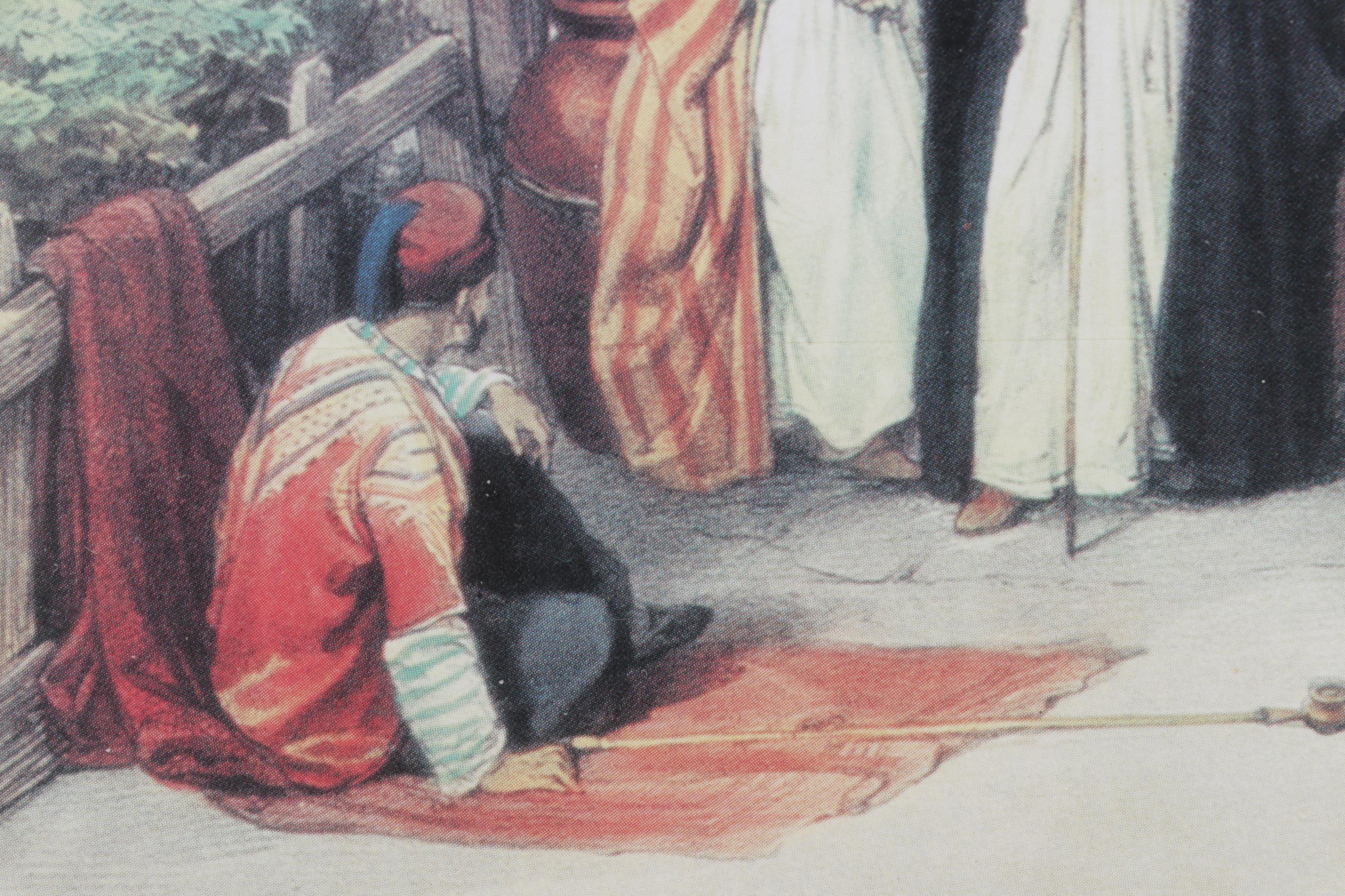 Offset Lithograph After David Roberts "Convent of St. Catherine"