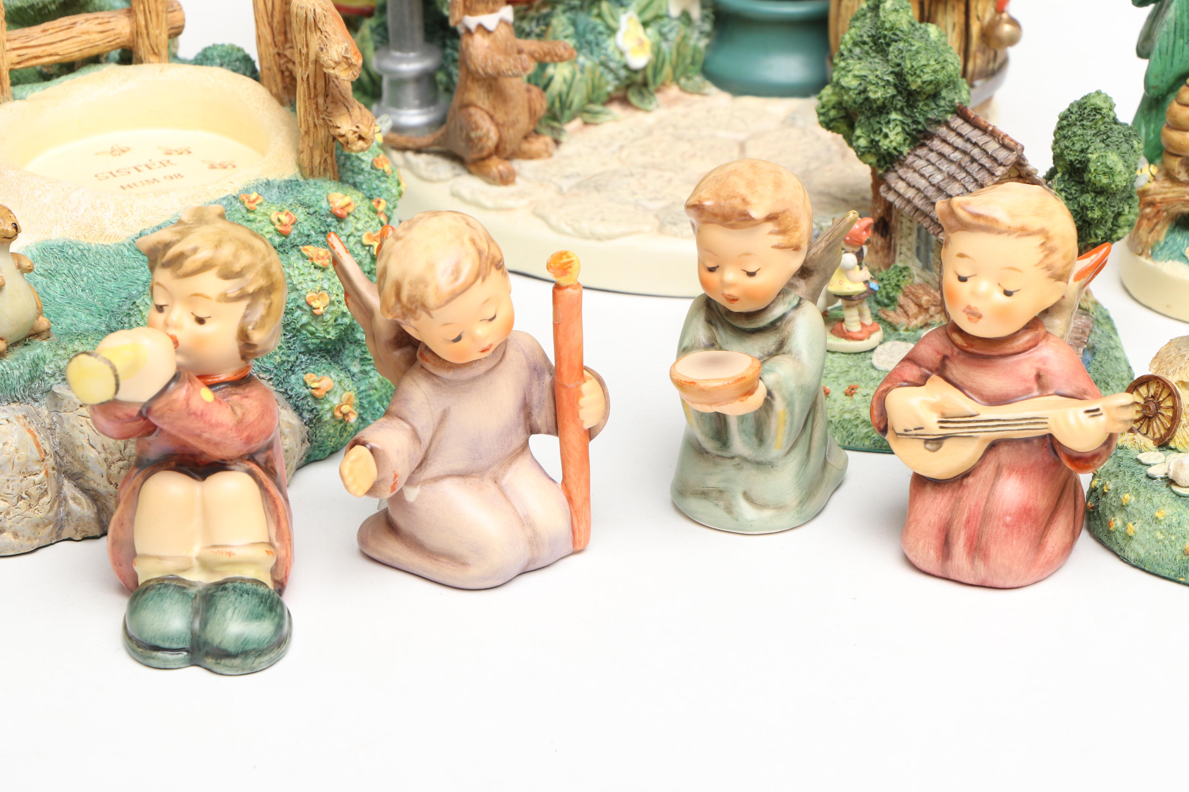 Goebel Hummelscapes "Summer Stroll" and More Porcelain Figurines
