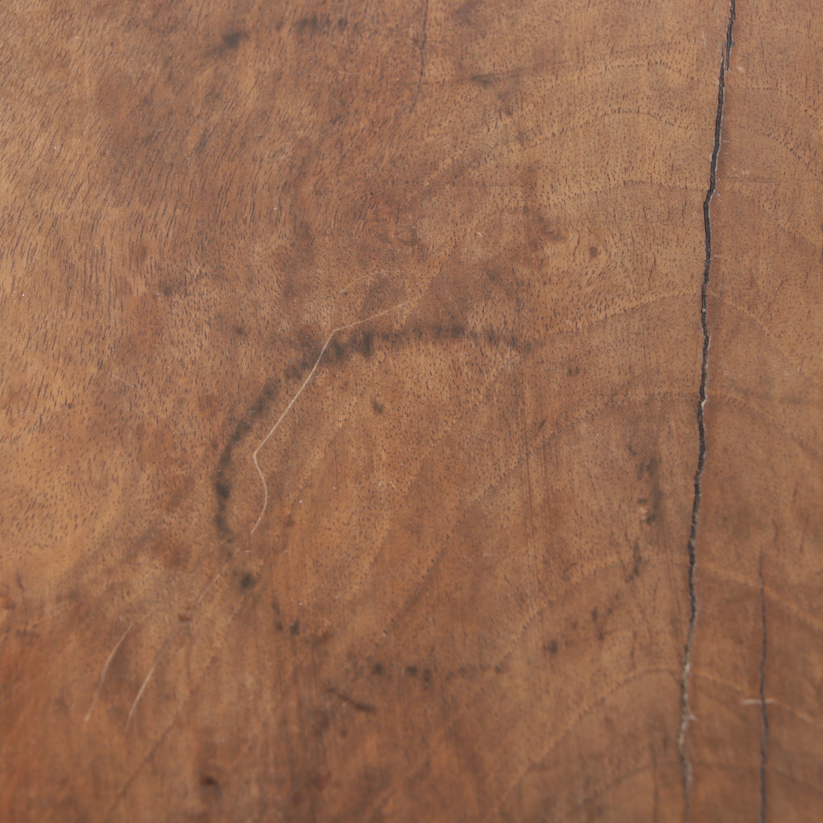 Italian Regency Style Walnut and Marquetry Inlaid Coffee Table