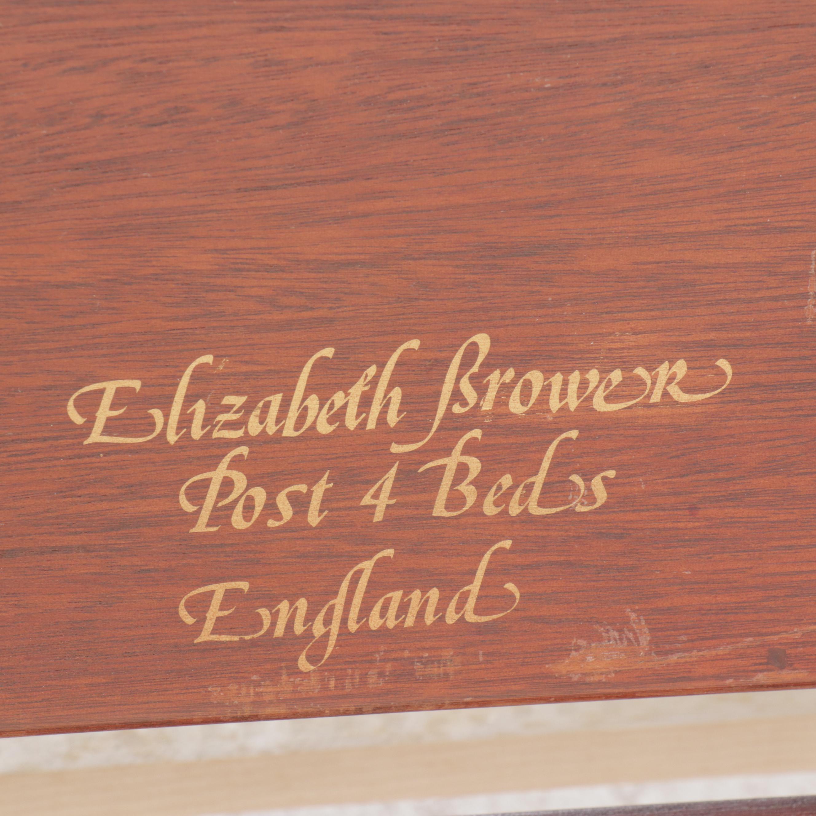 Elizabeth Brower of England Federal Style Four-Poster Bed