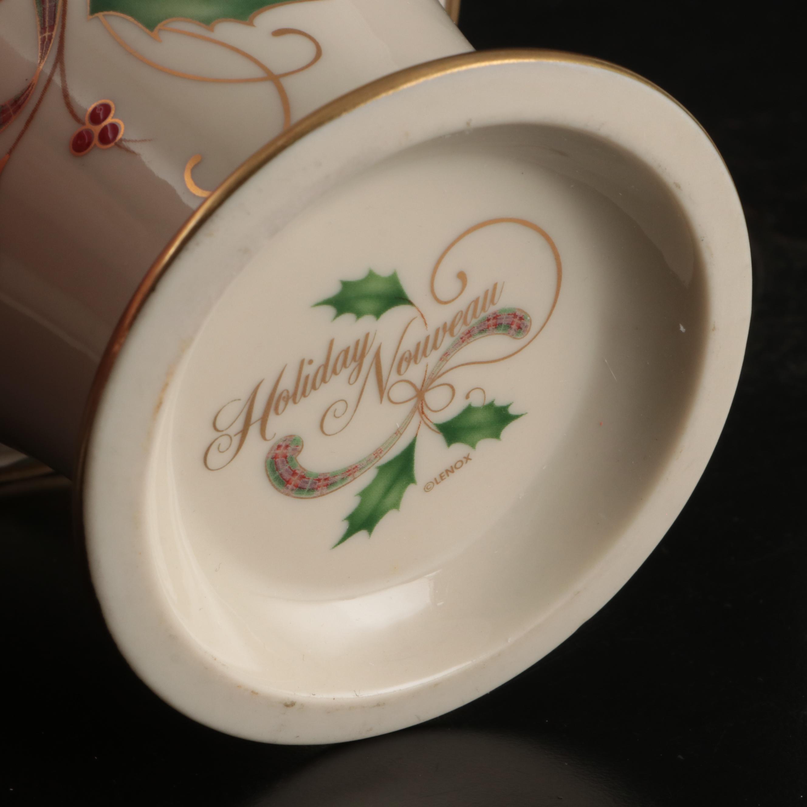 Lenox "Holiday Nouveau" Porcelain Bowl, "Holiday" Music Box, and More Décor