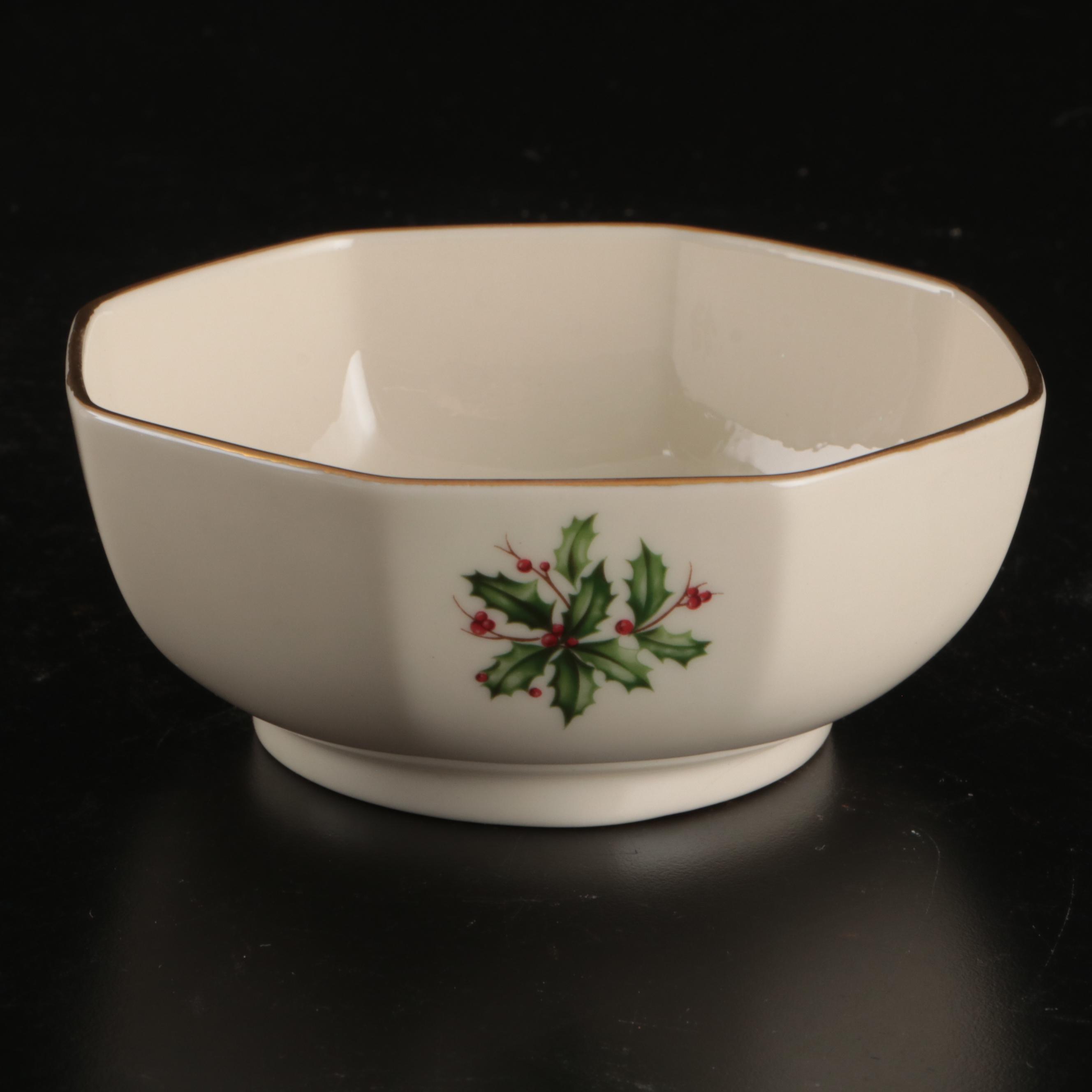 Lenox "Holiday Nouveau" Porcelain Bowl, "Holiday" Music Box, and More Décor