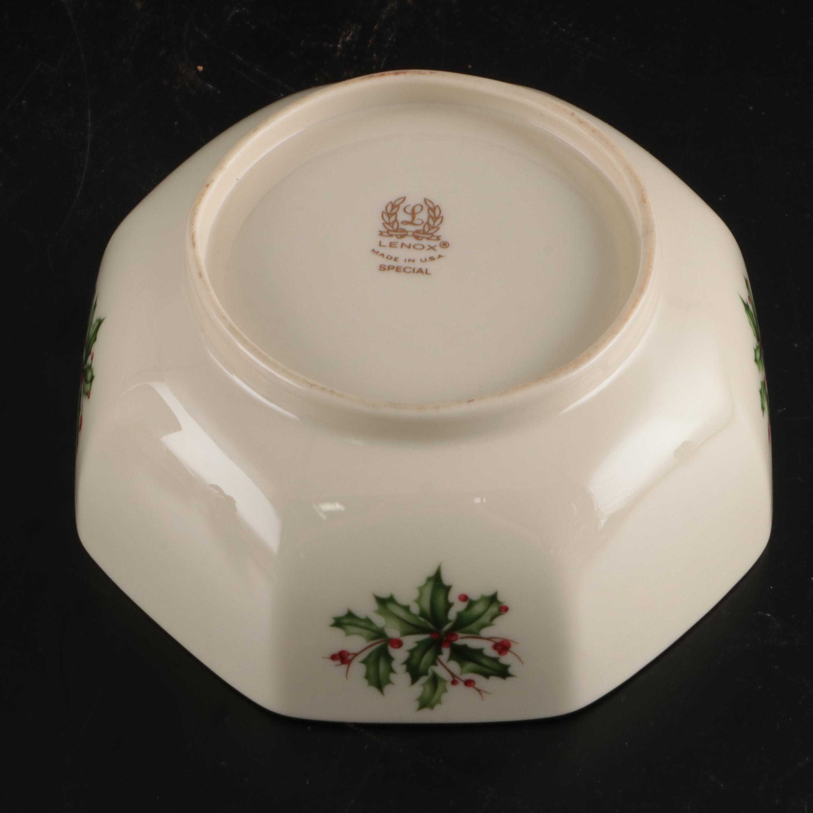 Lenox "Holiday Nouveau" Porcelain Bowl, "Holiday" Music Box, and More Décor