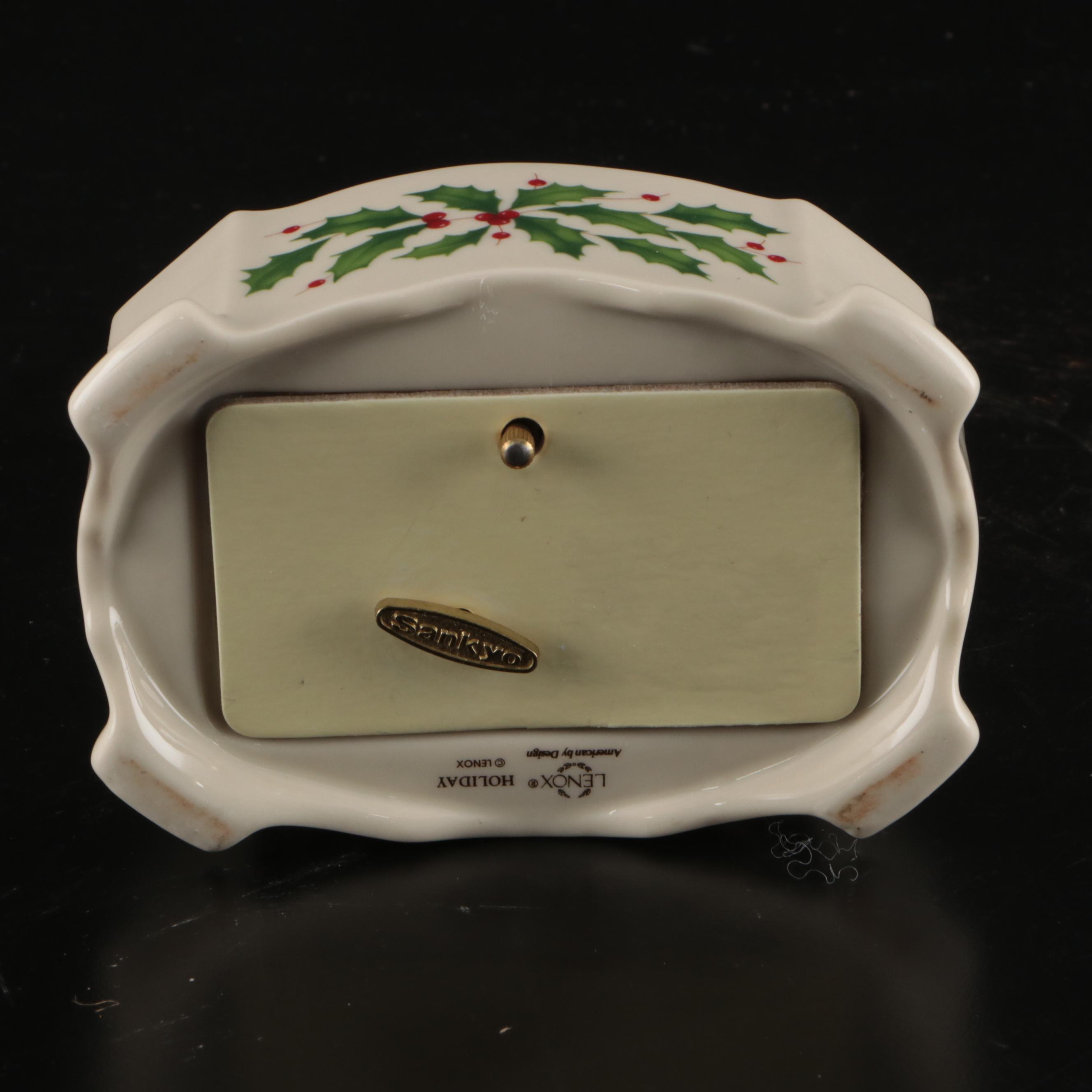 Lenox "Holiday Nouveau" Porcelain Bowl, "Holiday" Music Box, and More Décor