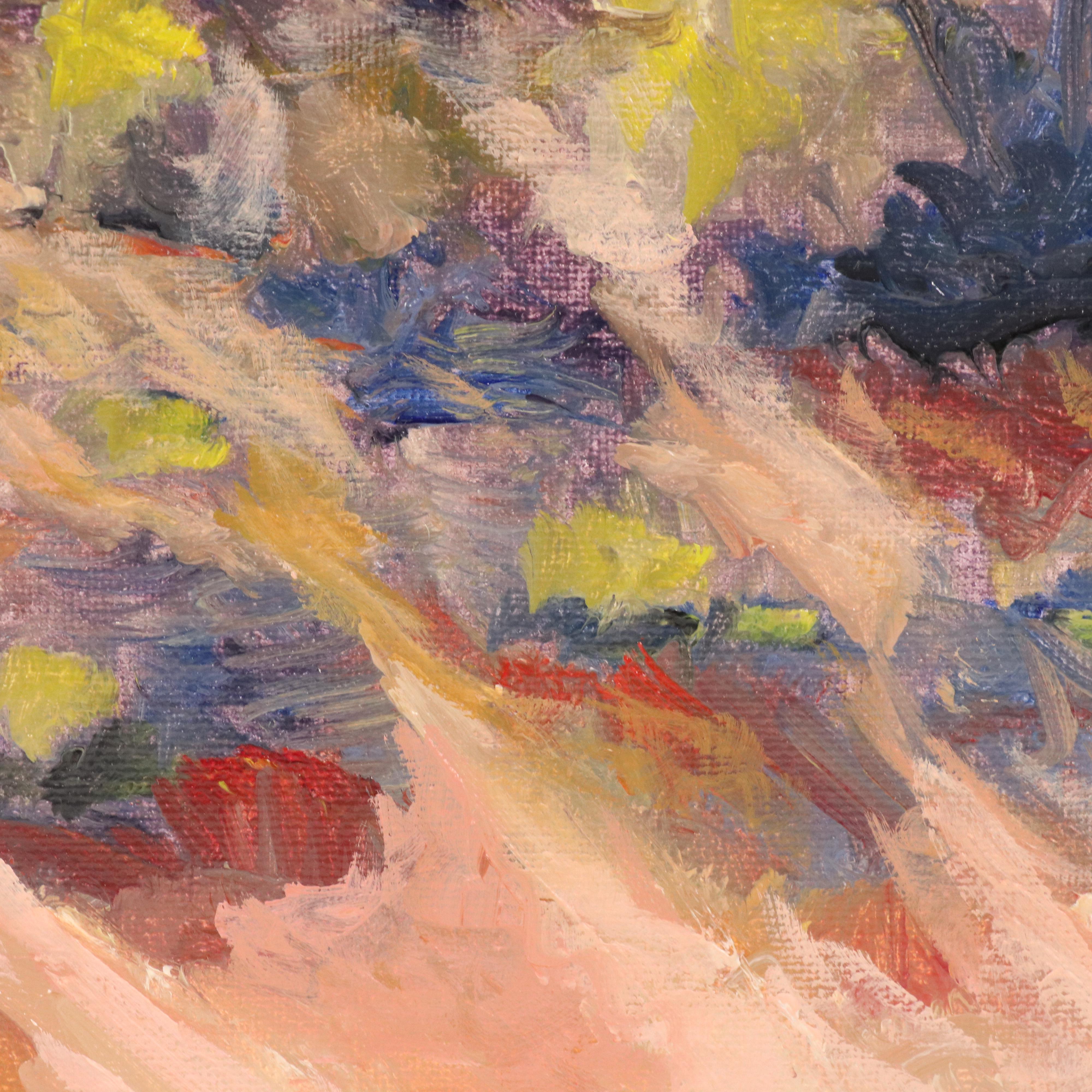 José M. Lima Stylized Landscape Oil Painting, 2025