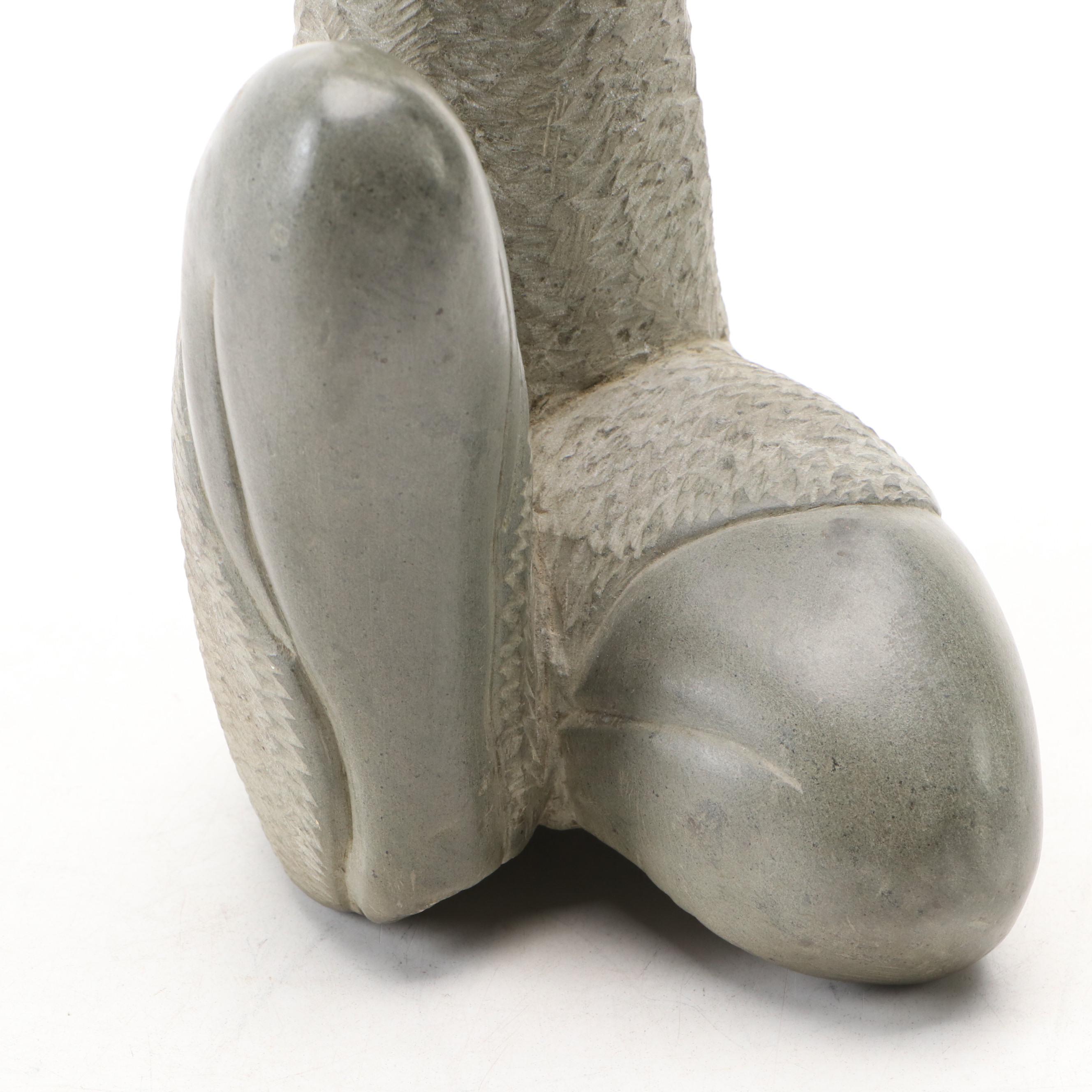 Shona Soapstone Mother and Child Sculpture