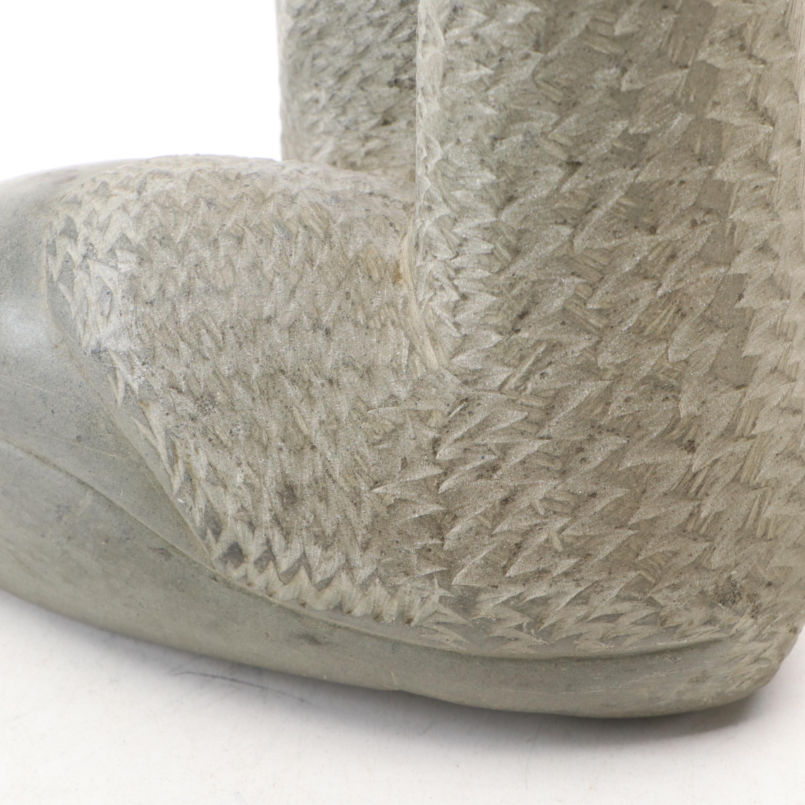 Shona Soapstone Mother and Child Sculpture