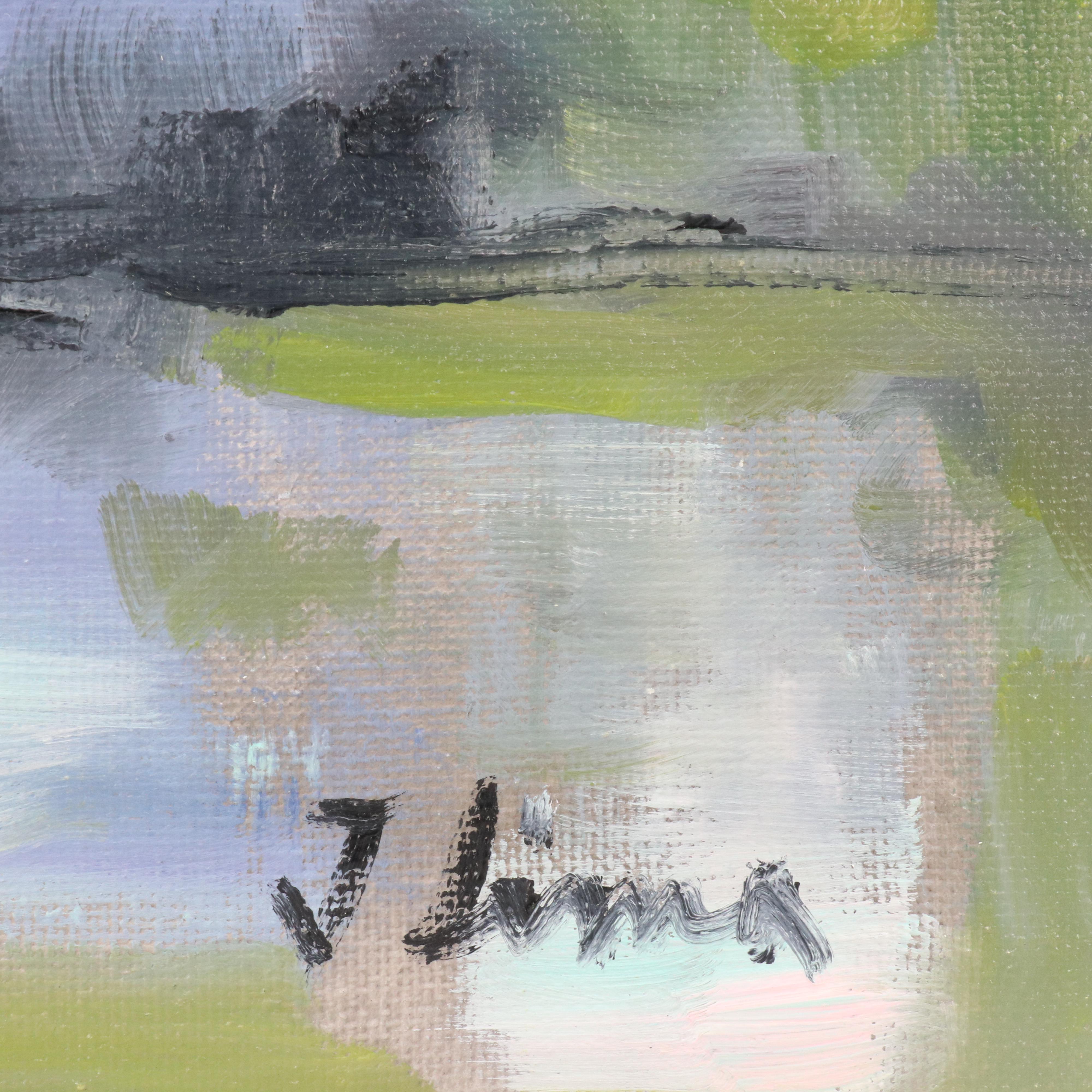 José M. Lima Rural Landscape Oil Painting, 2025