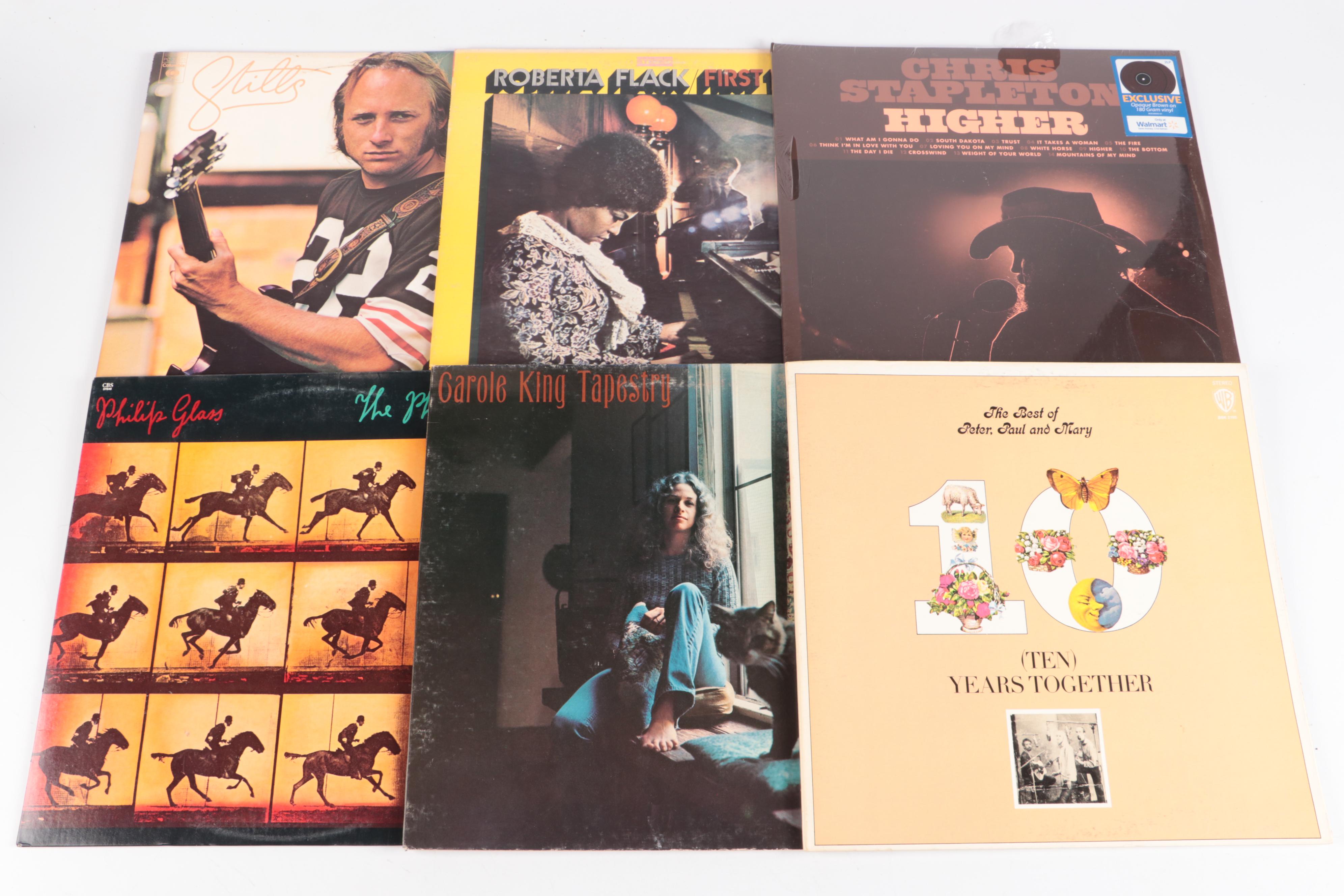 Stephen Stills, Roberta Flack, Carole King and More 12" Records