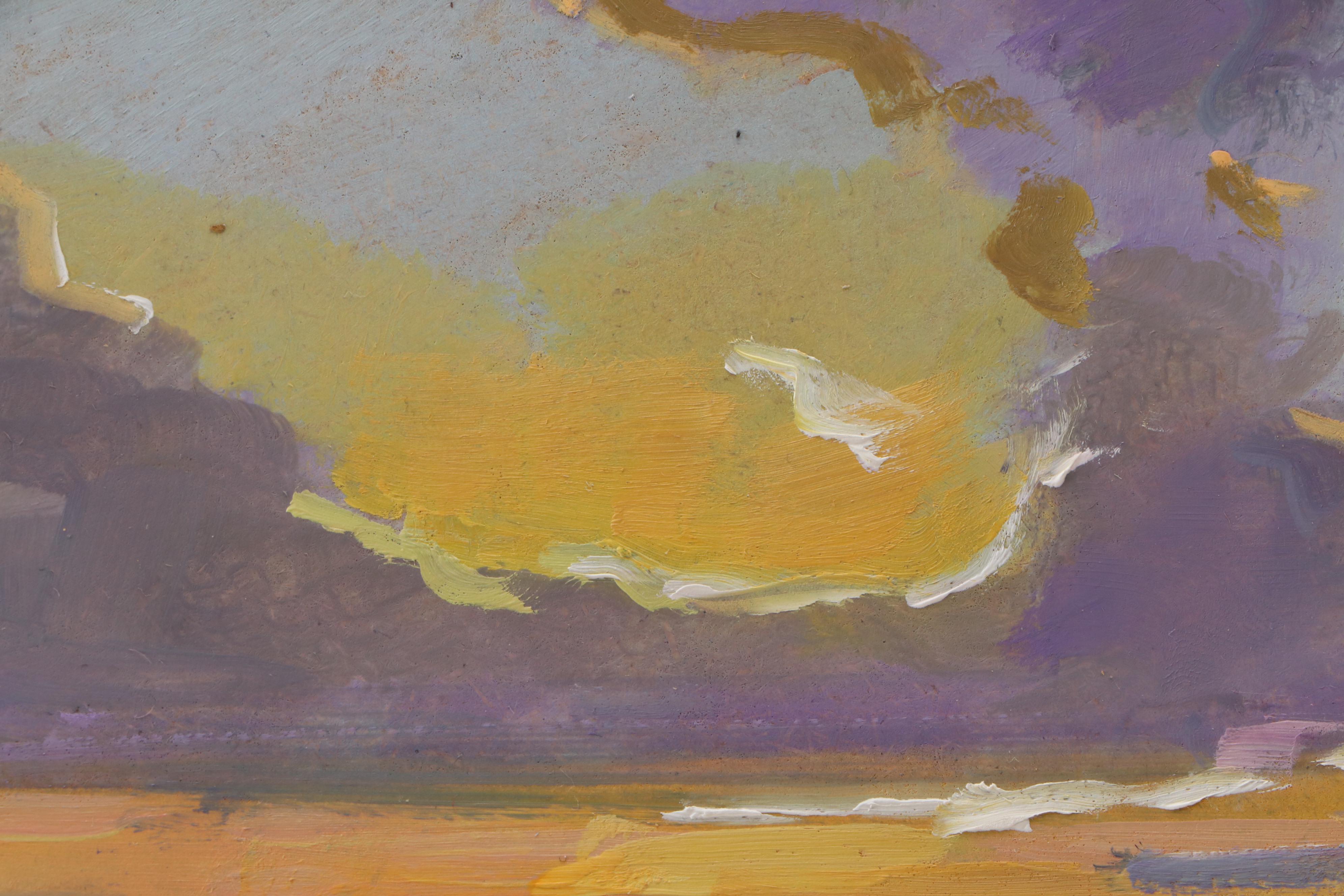 Natalia Demenko Sunset Landscape Oil Painting, 21st Century