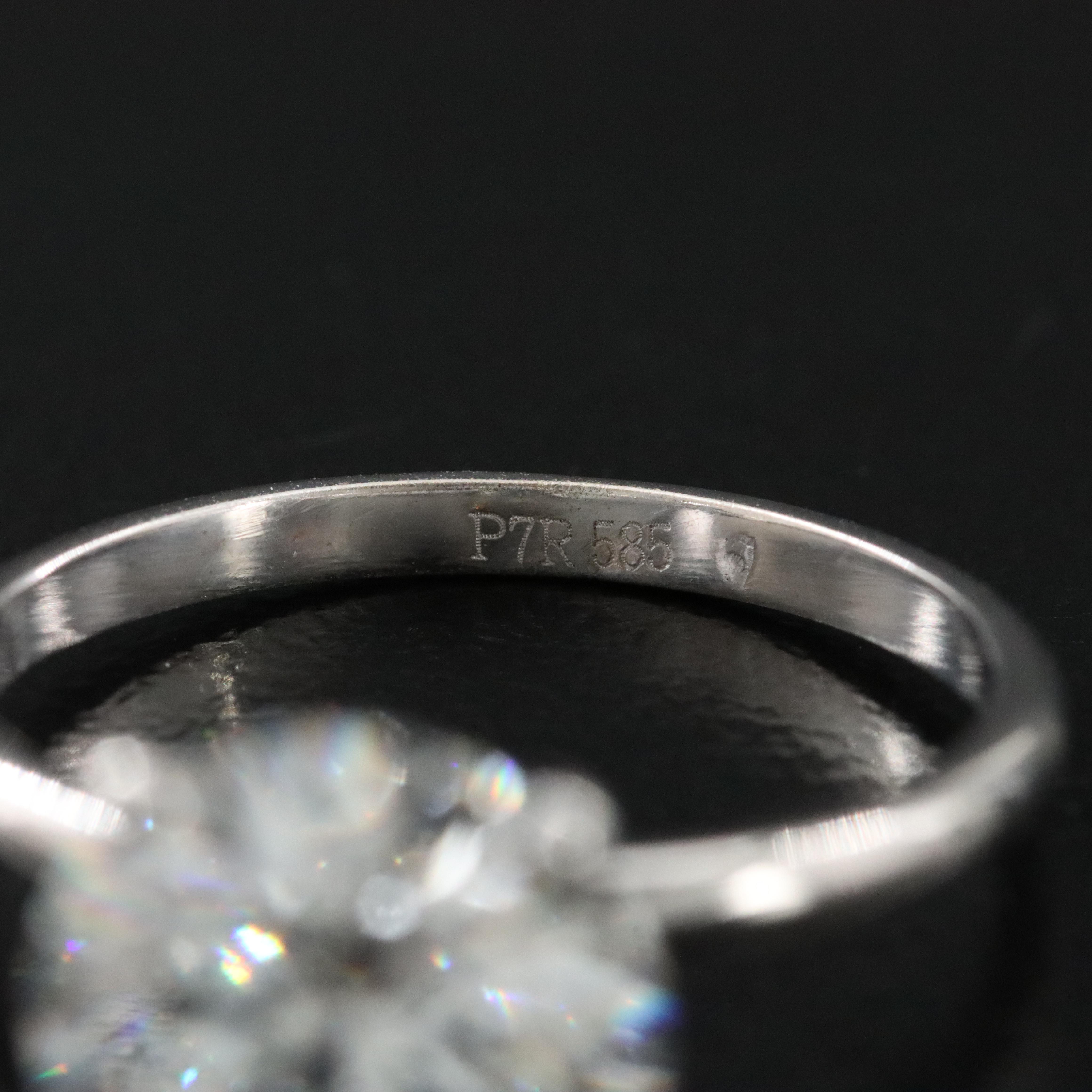 14K 4.03 CT Lab Grown Diamond Solitaire Ring with IGI Report