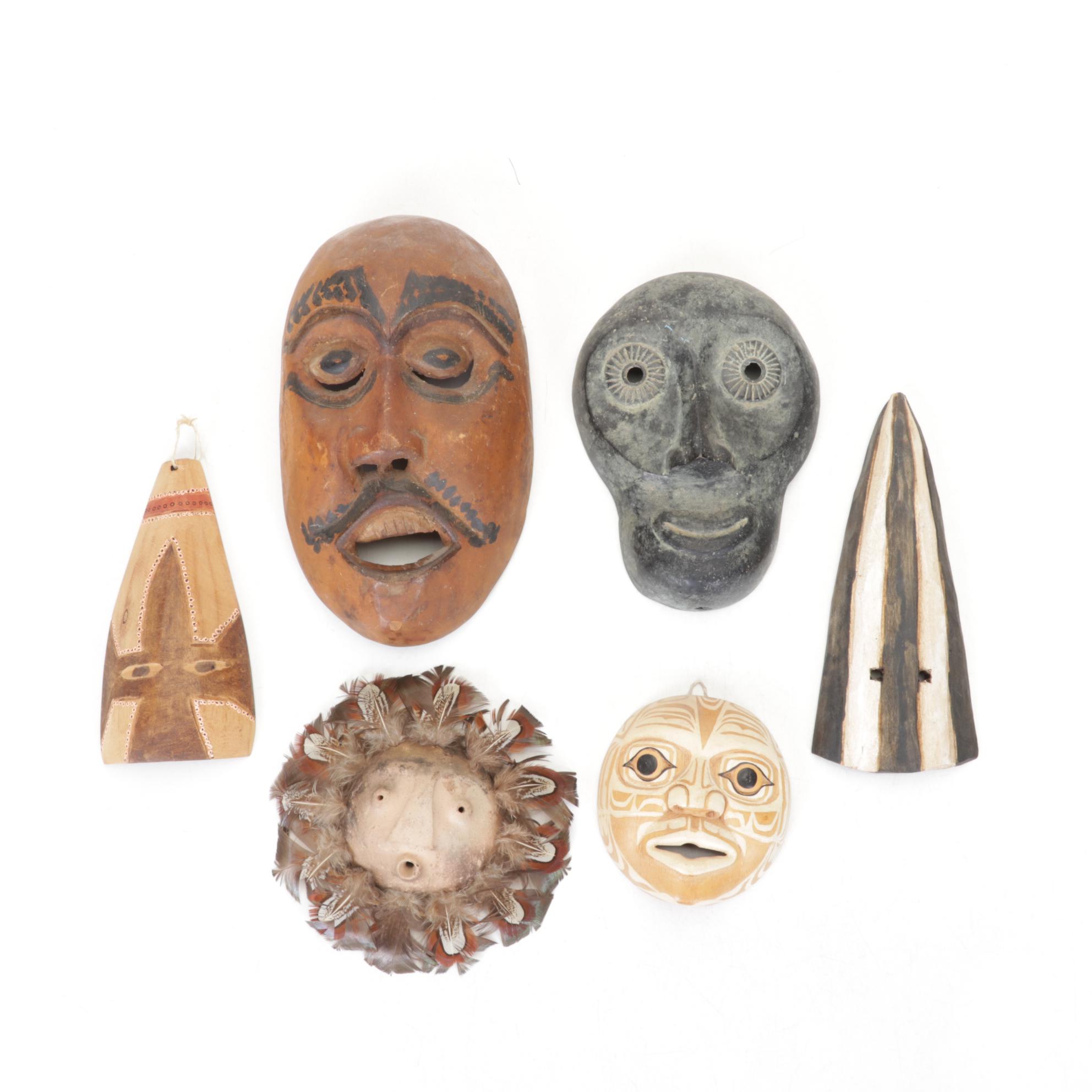 Selkʼnam, Native American, Other Cultural and Souvenir Masks