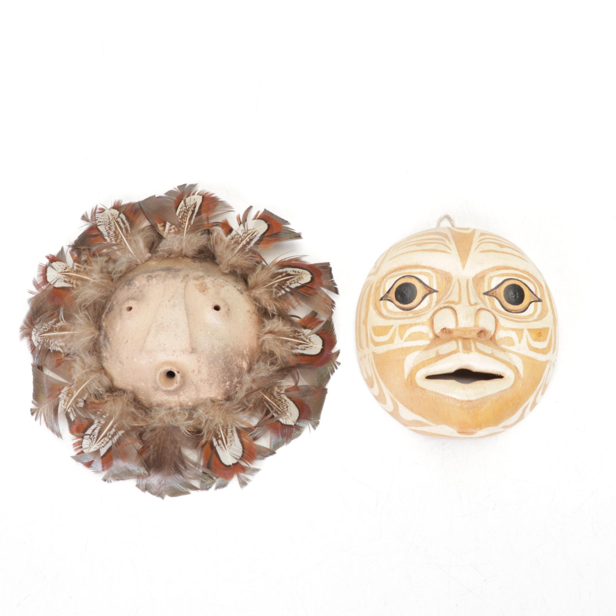 Selkʼnam, Native American, Other Cultural and Souvenir Masks