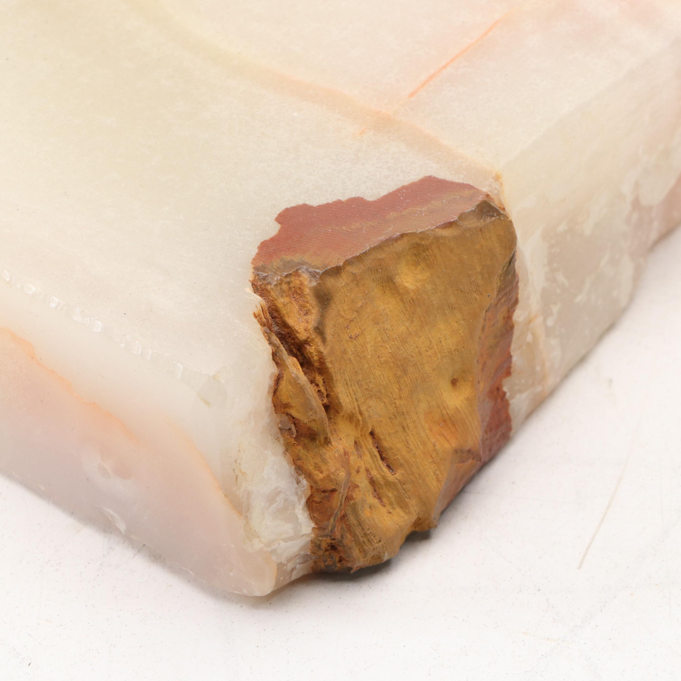 John DeMott Brass and Copper Hot Air Balloon Sculpture