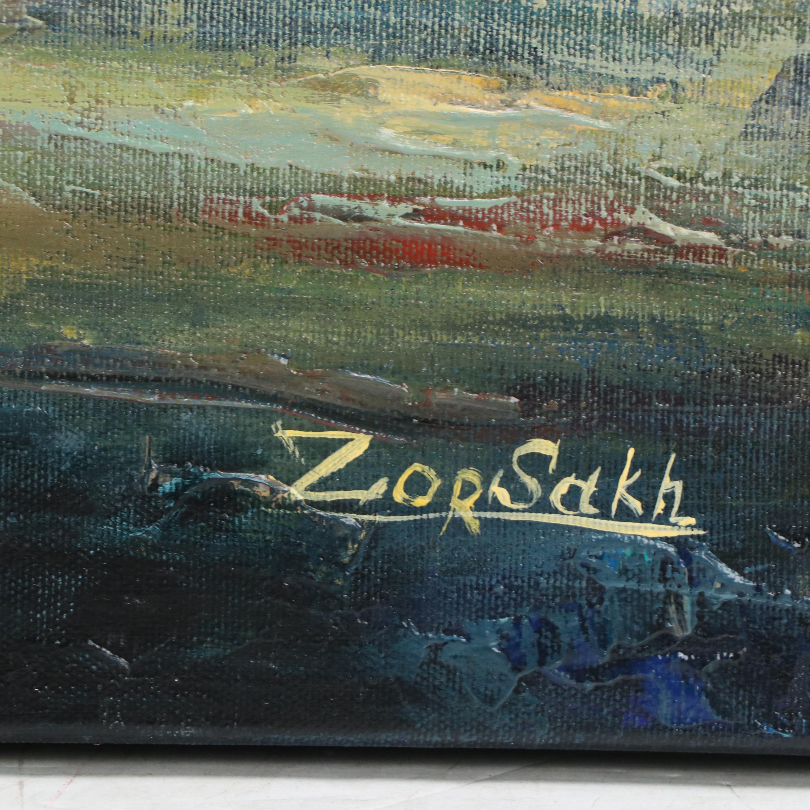 Abstract Acrylic Painting, 21st Century