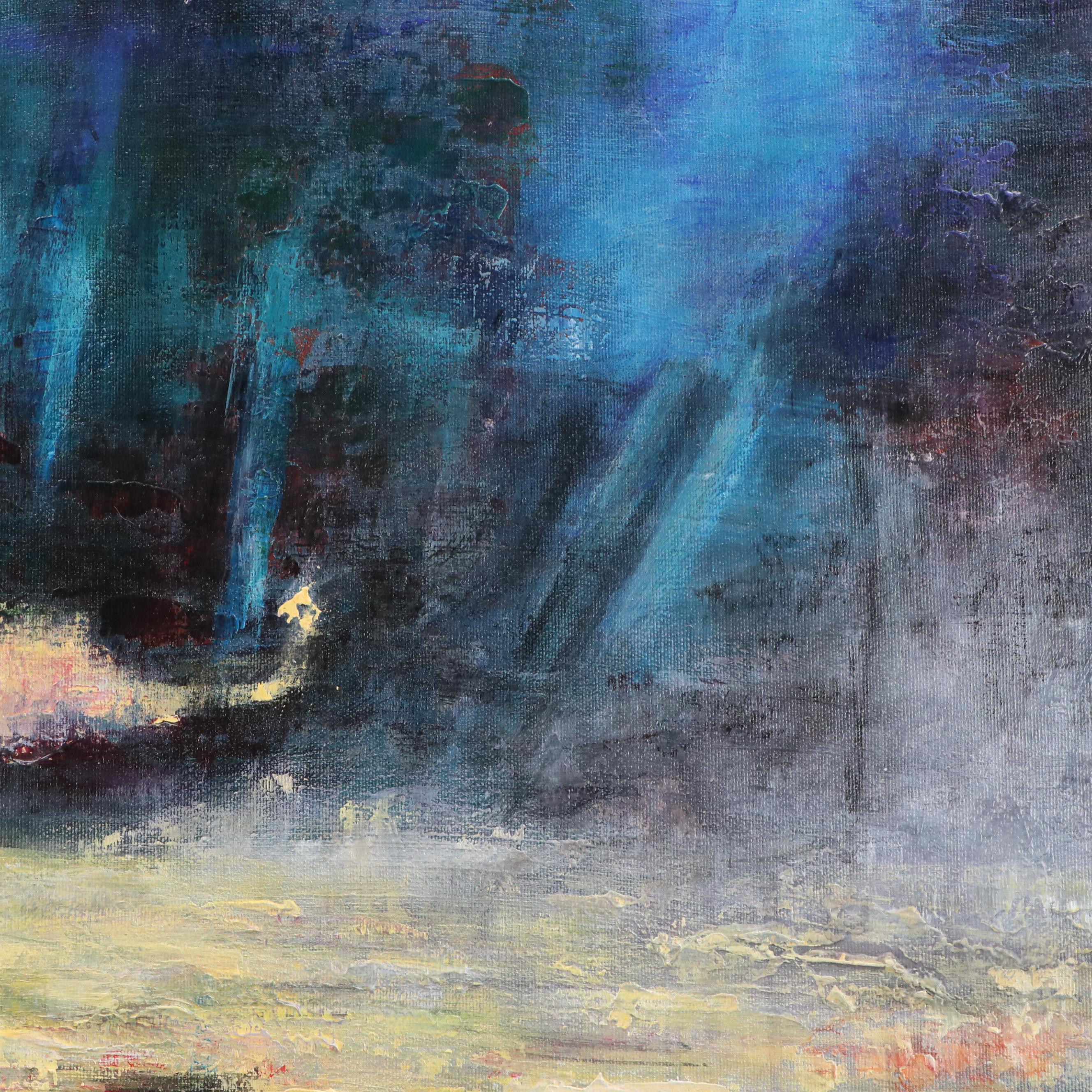 Abstract Acrylic Painting, 21st Century