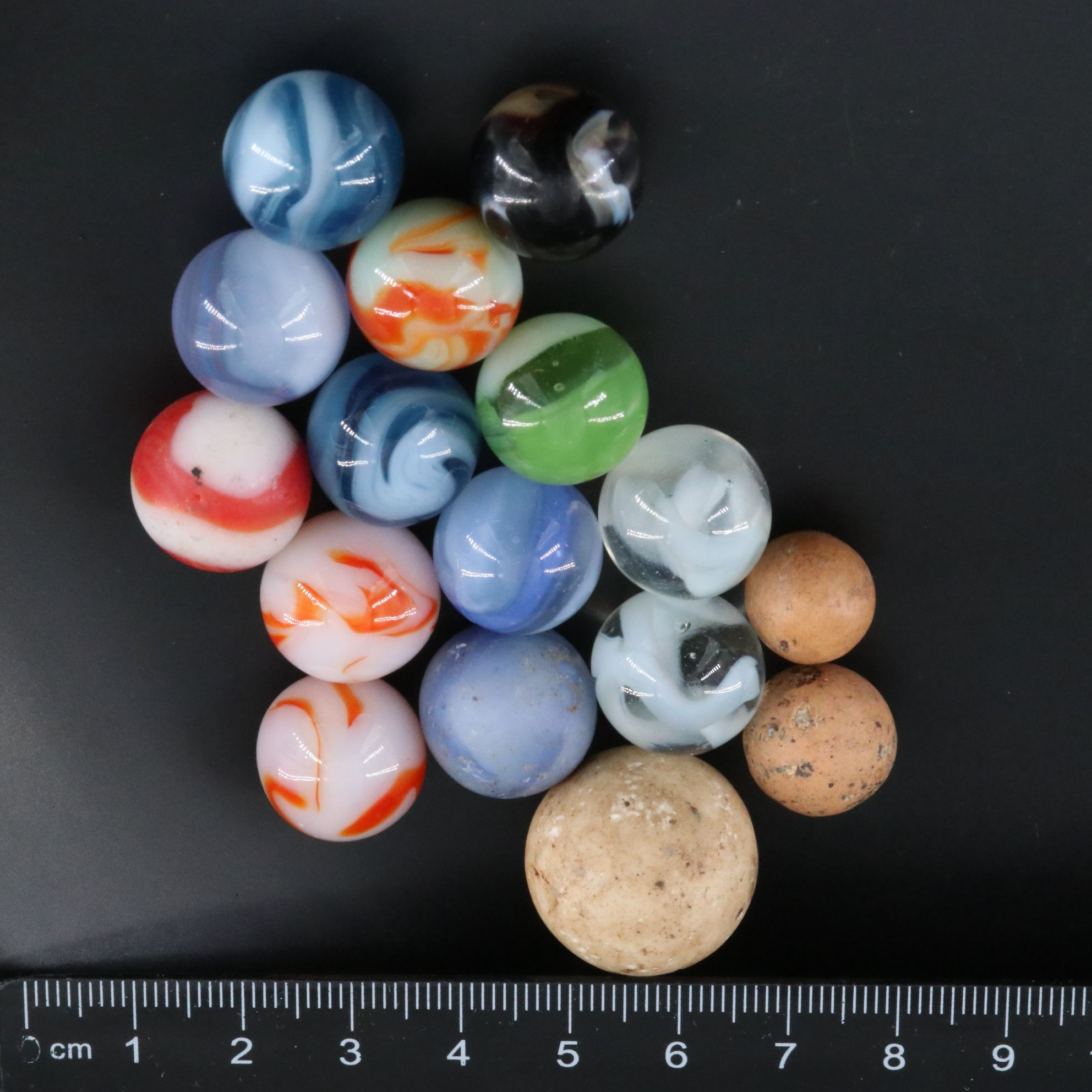 Glass and Stone Marbles Collection
