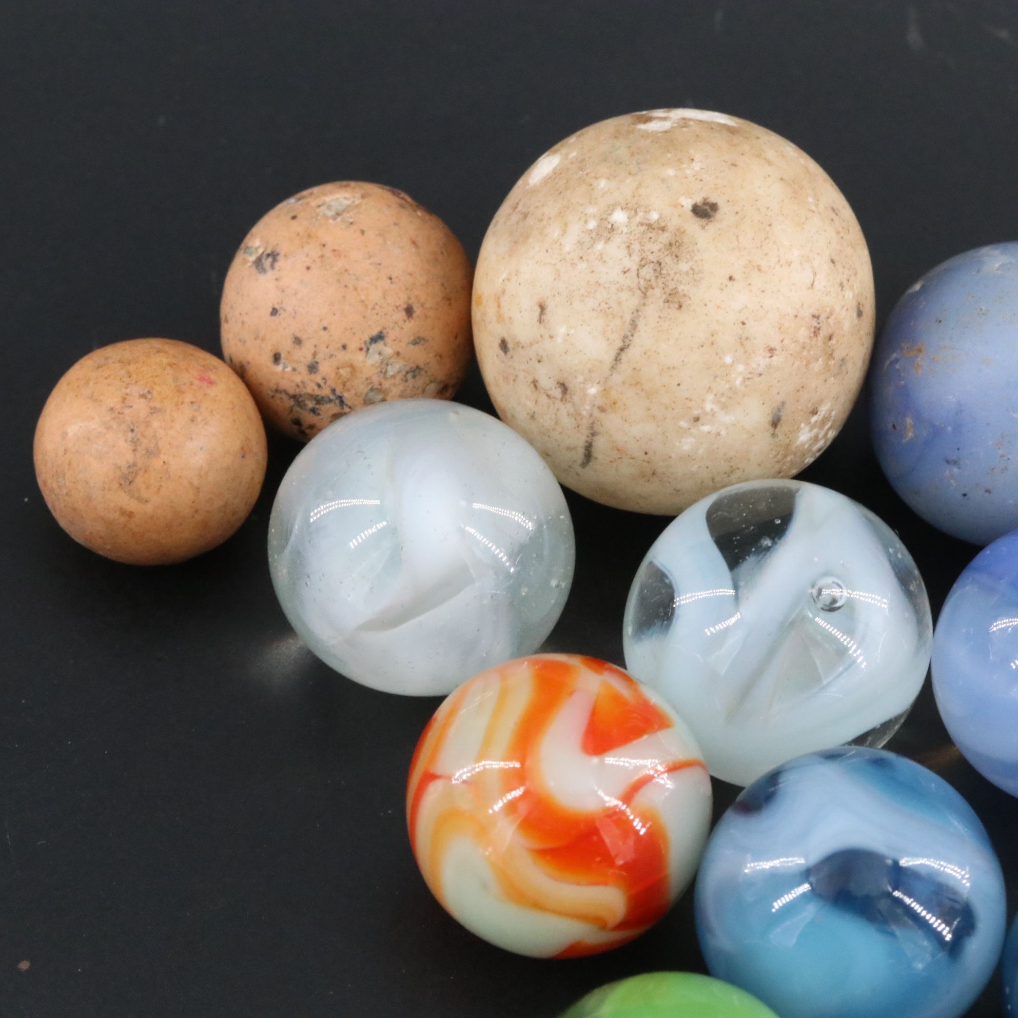 Glass and Stone Marbles Collection