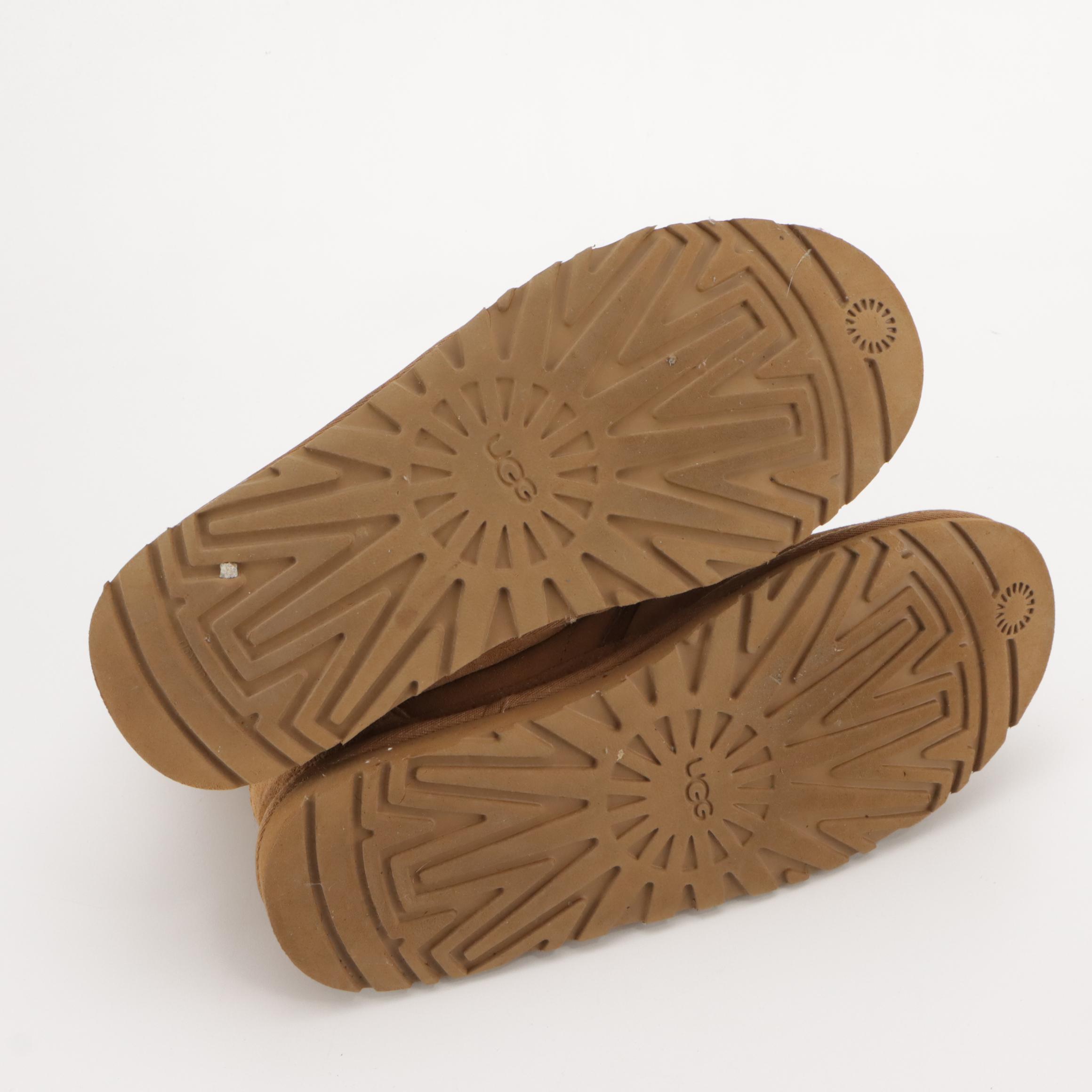 Men's Neumel Lace-Up Boot Slippers and Byron Slippers in Sheepskin Lined Suede