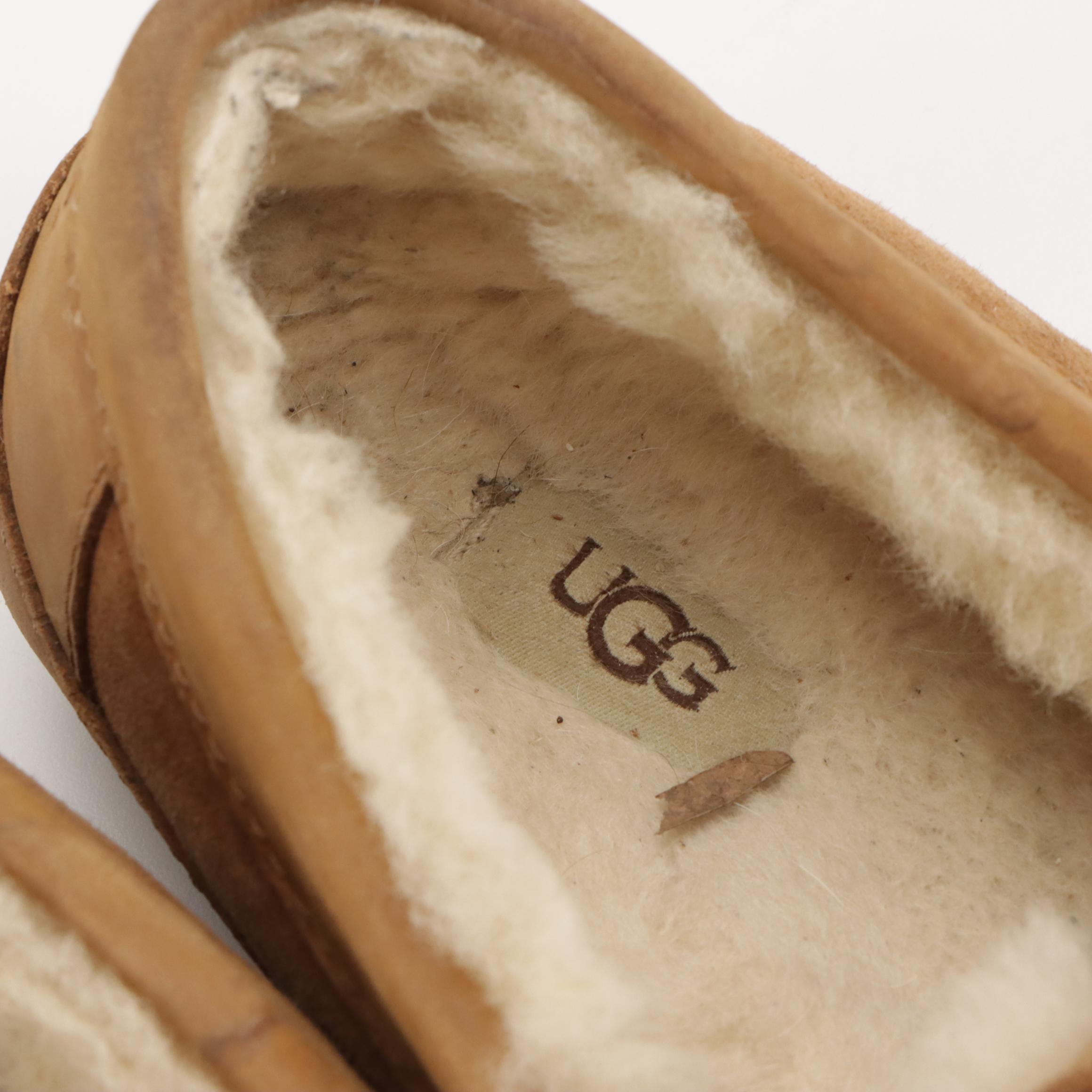 Men's Neumel Lace-Up Boot Slippers and Byron Slippers in Sheepskin Lined Suede