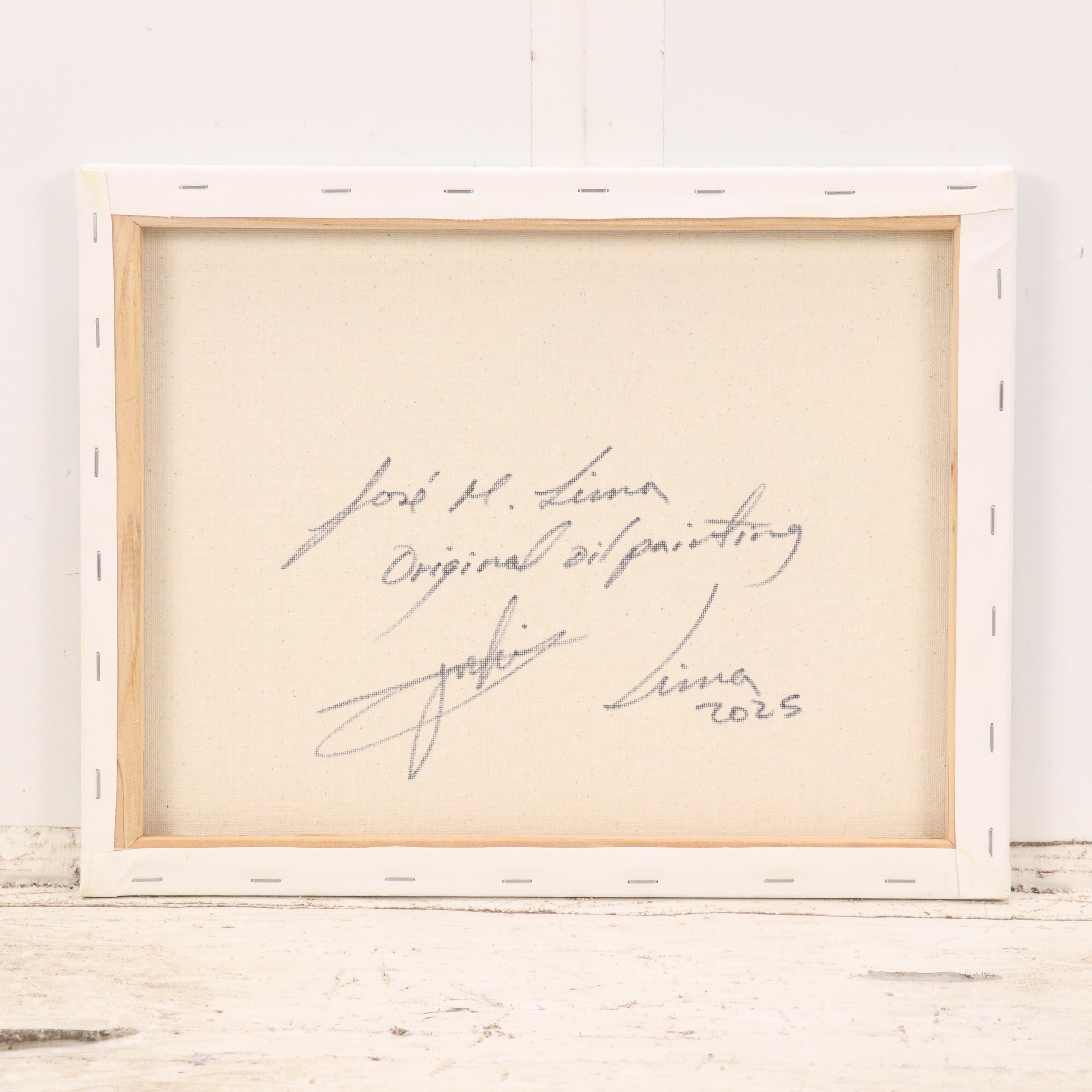 José M. Lima Stylized Landscape Oil Painting, 2025