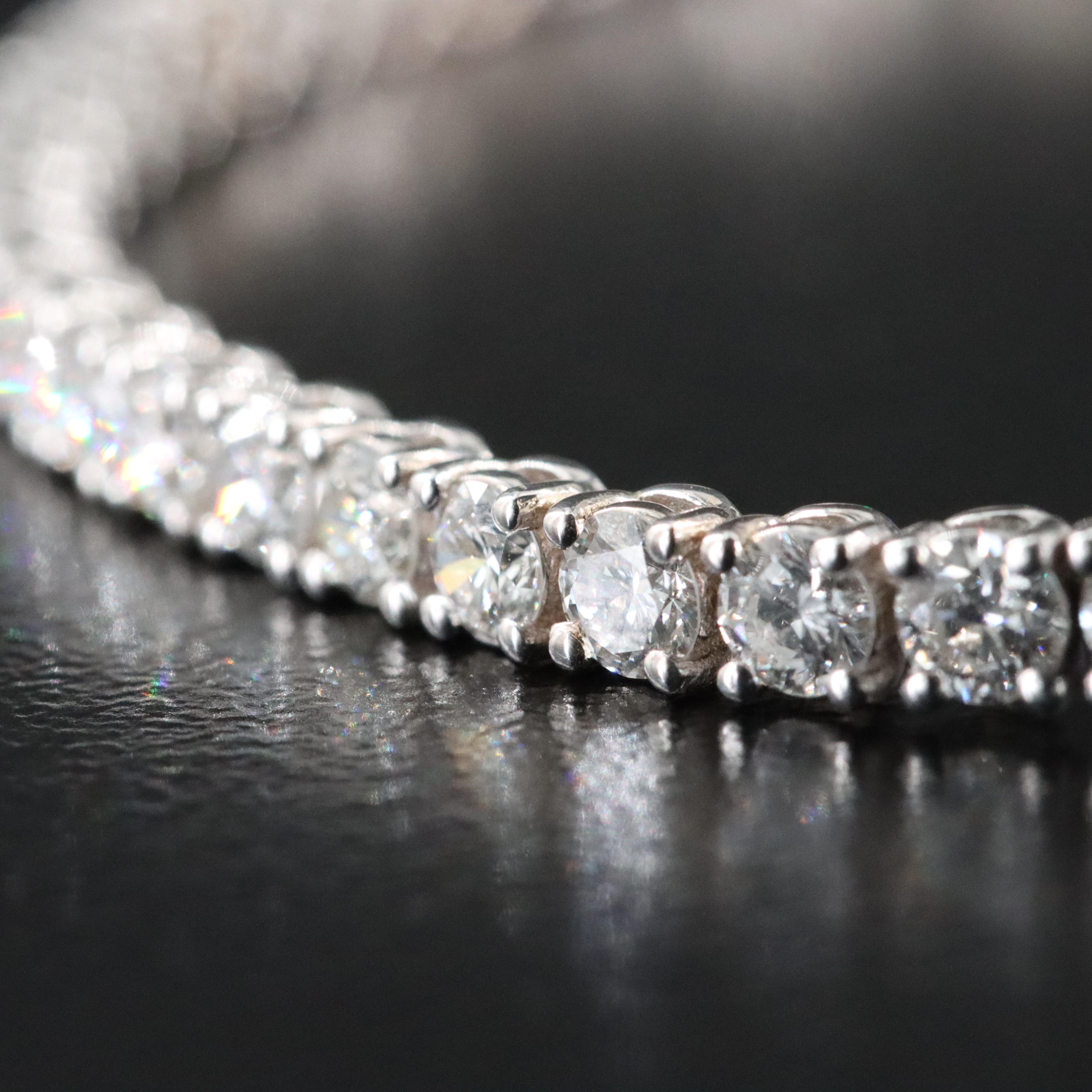 14K 4.70 CTW Lab Grown Diamond Bracelet with IGI Jewelry Report